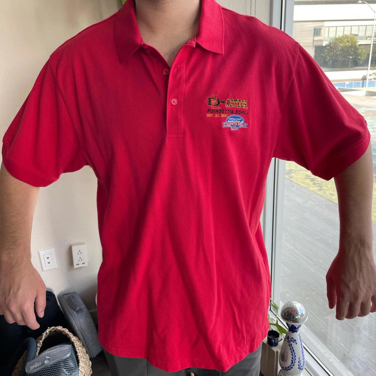 Other Red polo San Diego State Aztecs Poinsettia Bowl December 23 Size US XL / EU 56 / 4 - 2 Thumbnail