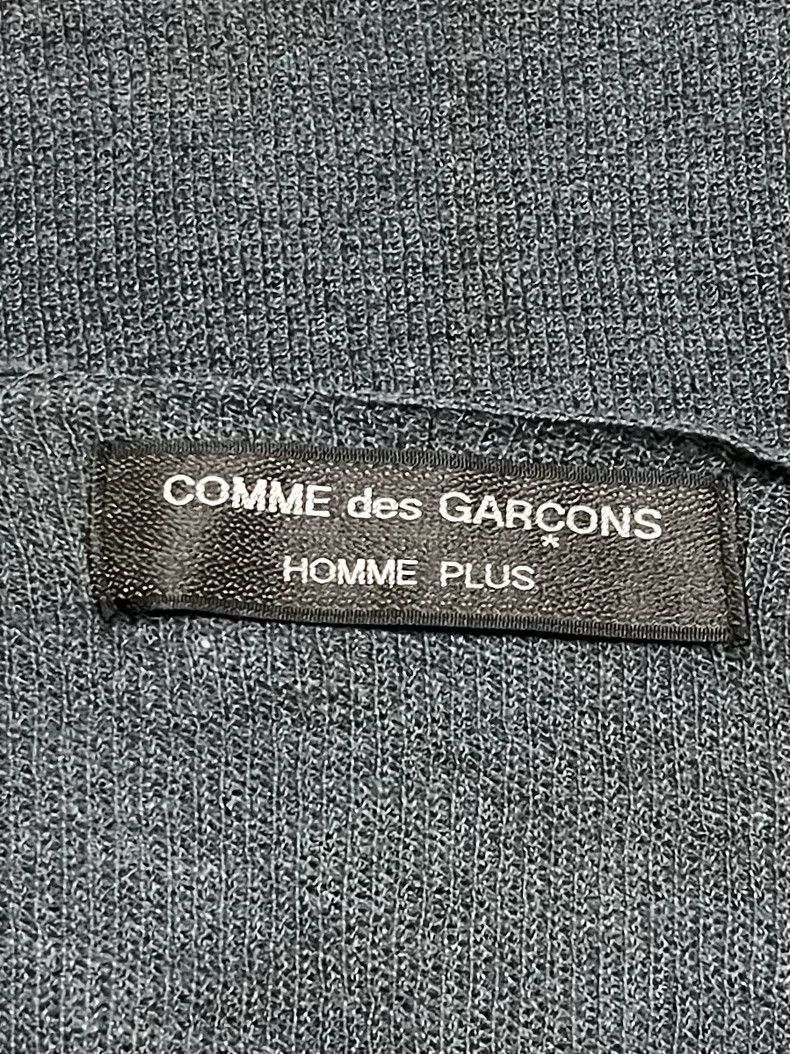 Comme des Garcons Rare Peacock Blue V-Neck Wool Knitwear 2505-Nextarrow Size US M / EU 48-50 / 2 - 2 Thumbnail