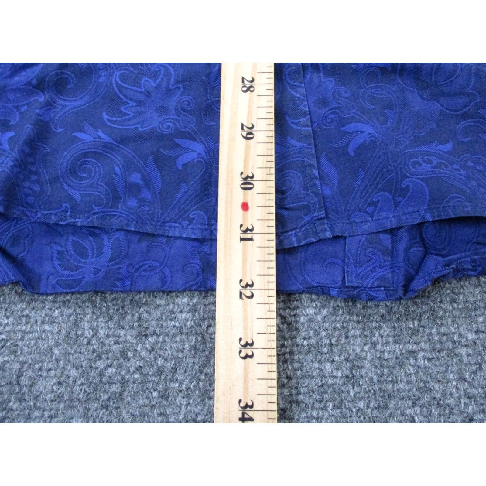 Etro ETRO Shirt Mens XL Blue Camice Paisley Dress Business Lightweight Italy Size 46R - 4 Thumbnail