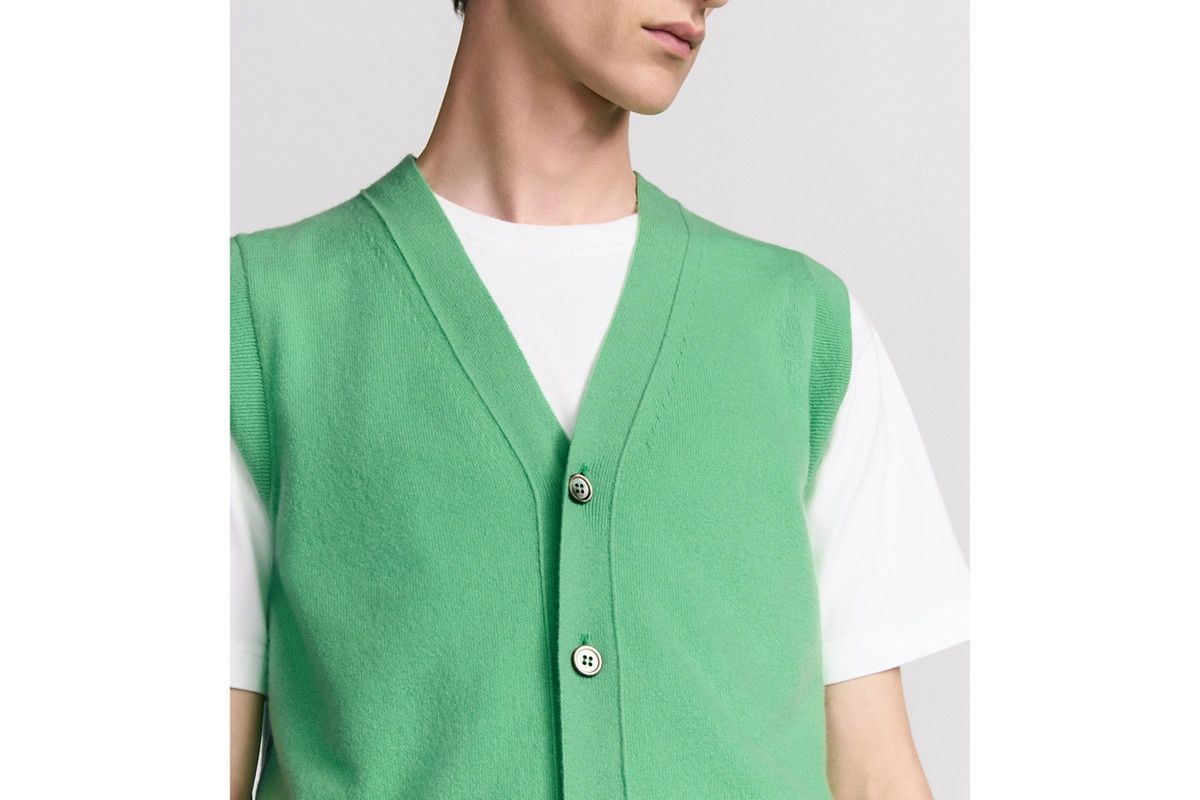 Dior o1bcso1str0326 Sweater Vest in Green Size US S / EU 44-46 / 1 - 5 Thumbnail
