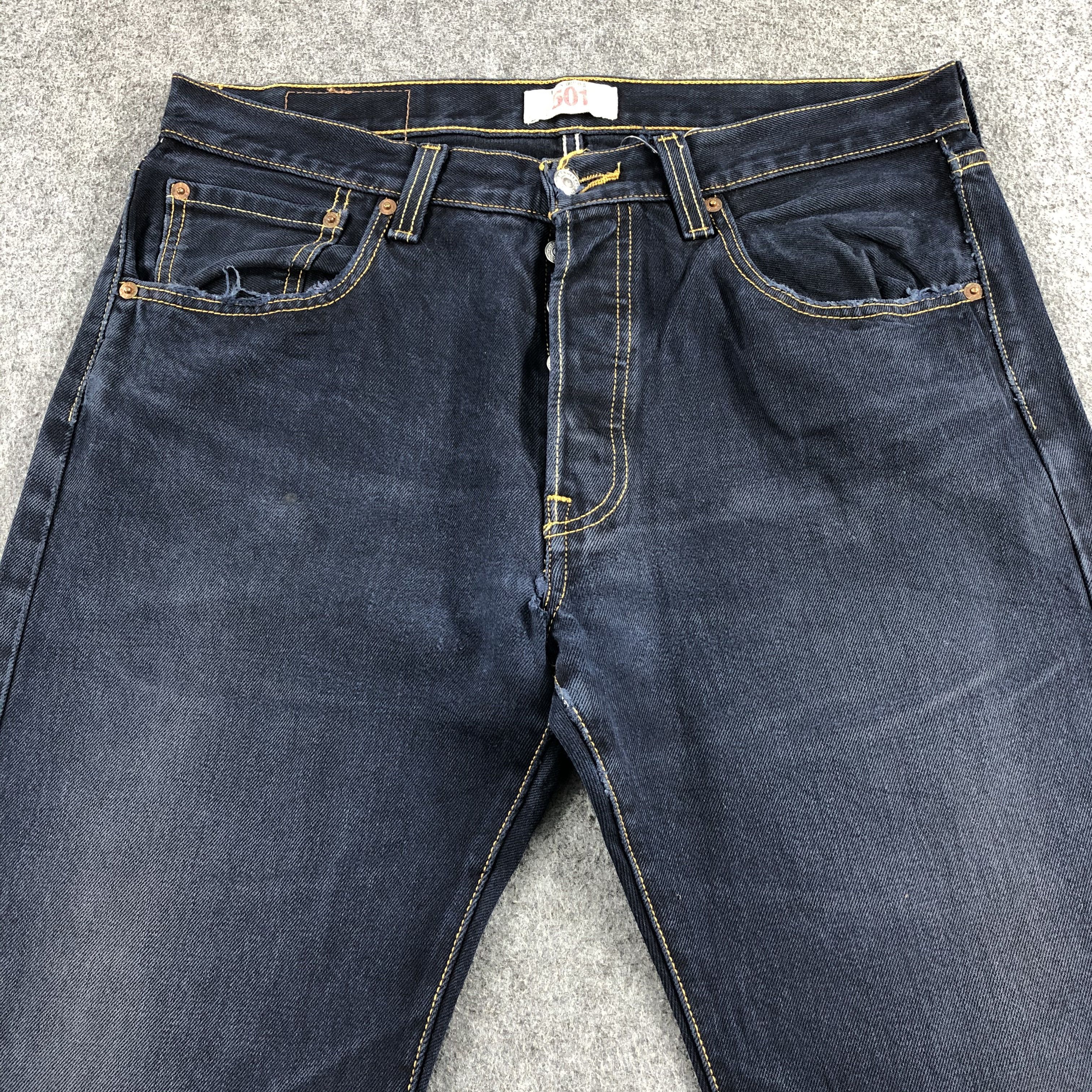 Levi's Vintage Levis 501 Earth Tone Jeans-J1663 Size US 34 / EU 50 - 3 Thumbnail