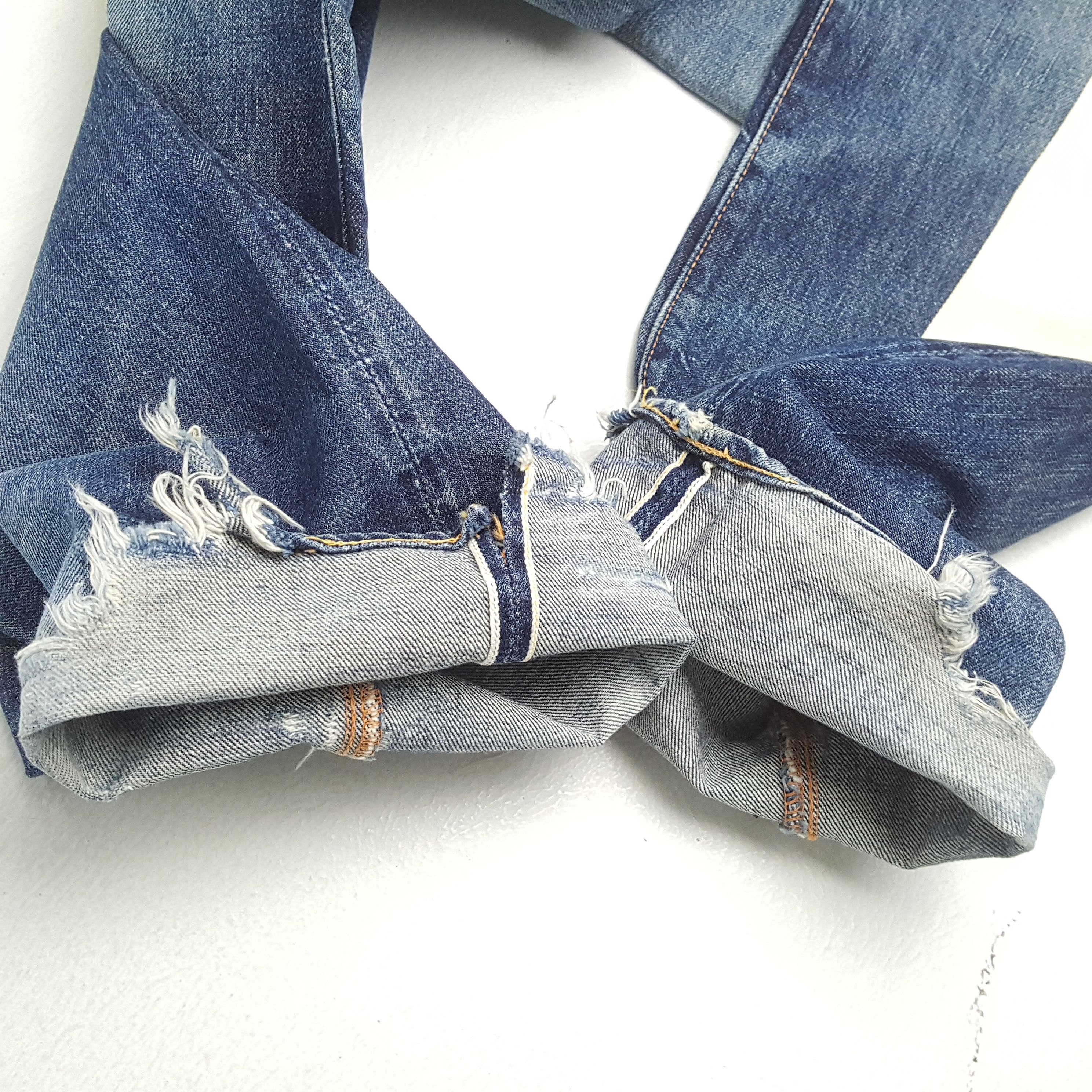 Evisu × Japanese Brand × Vintage Vintage EVISU Japanese Brand Daicock Custom Distressed Jeans Size US 28 / EU 44 - 12 Thumbnail