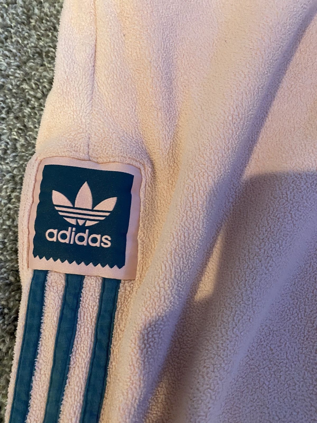 Adidas Adidas Originals Retro Fleece Sweatpants Size L Pink/Green Size US 34 / EU 50 - 2 Thumbnail