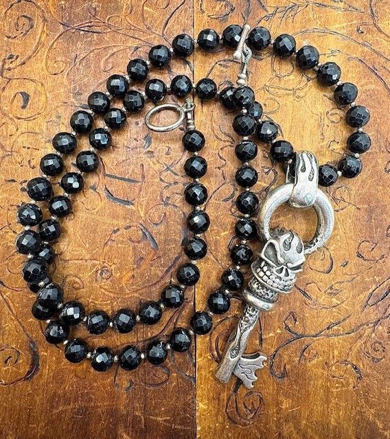 Other Starlingear Flaming Skeleton Key Sterling Silver Necklace Size ONE SIZE - 1 Thumbnail