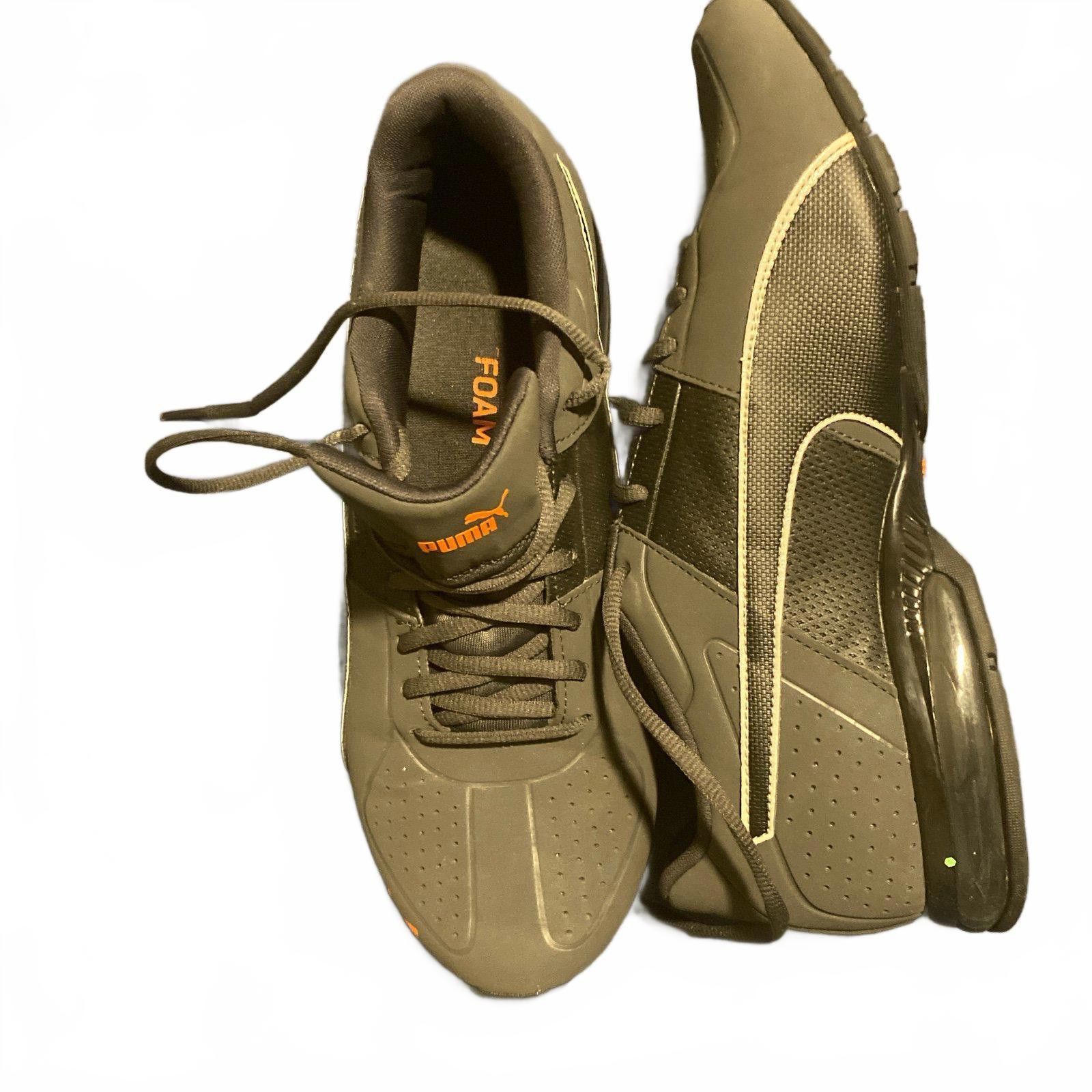 Puma Puma Men's Performance Foam Sneakers - Black/Orange Size US 10.5 / EU 43-44 - 1 Thumbnail