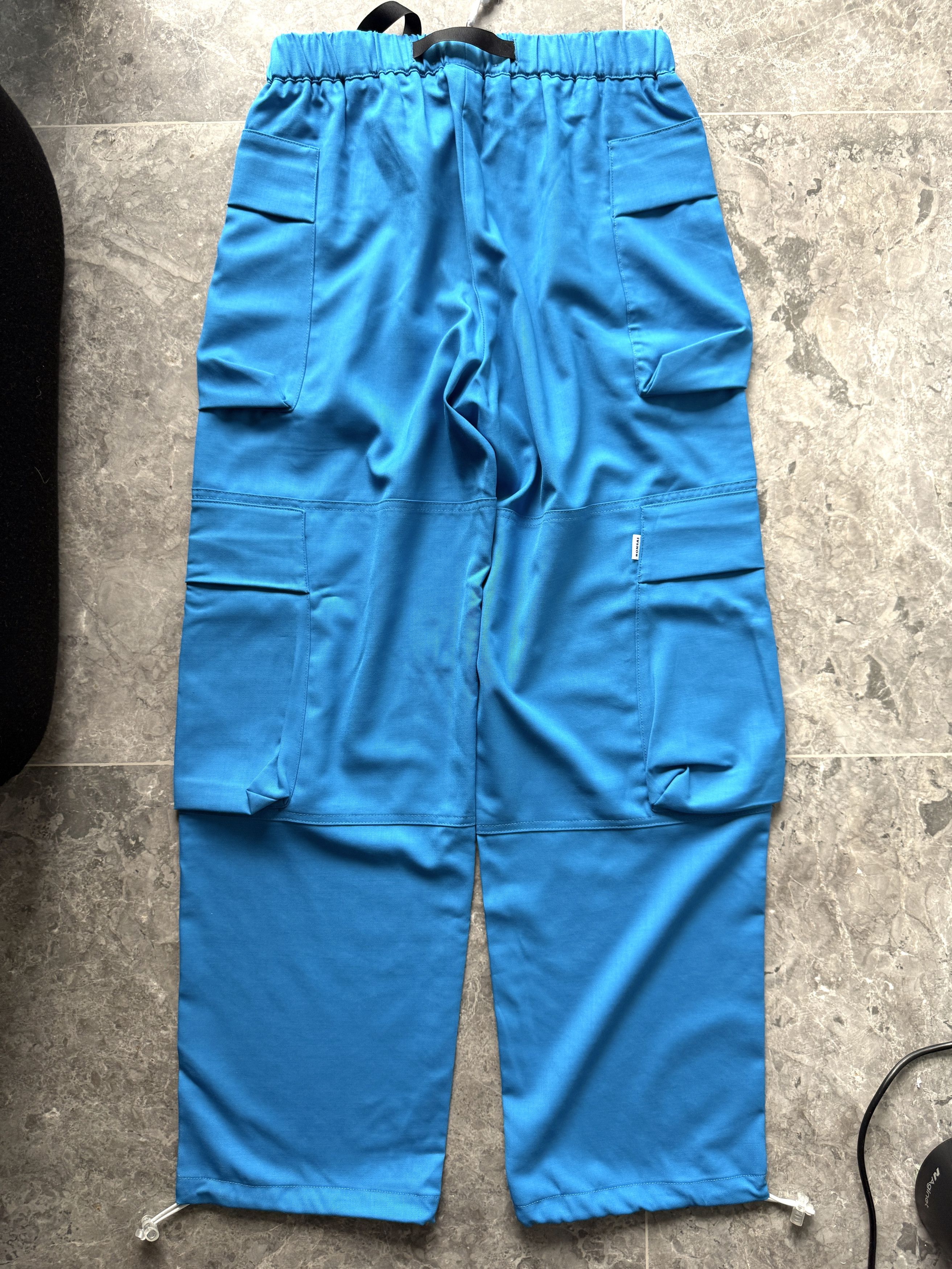 BONSAI USD470 BONSAI BLUE BELTED CARGO PANTS Size US 34 / EU 50 - 6 Thumbnail