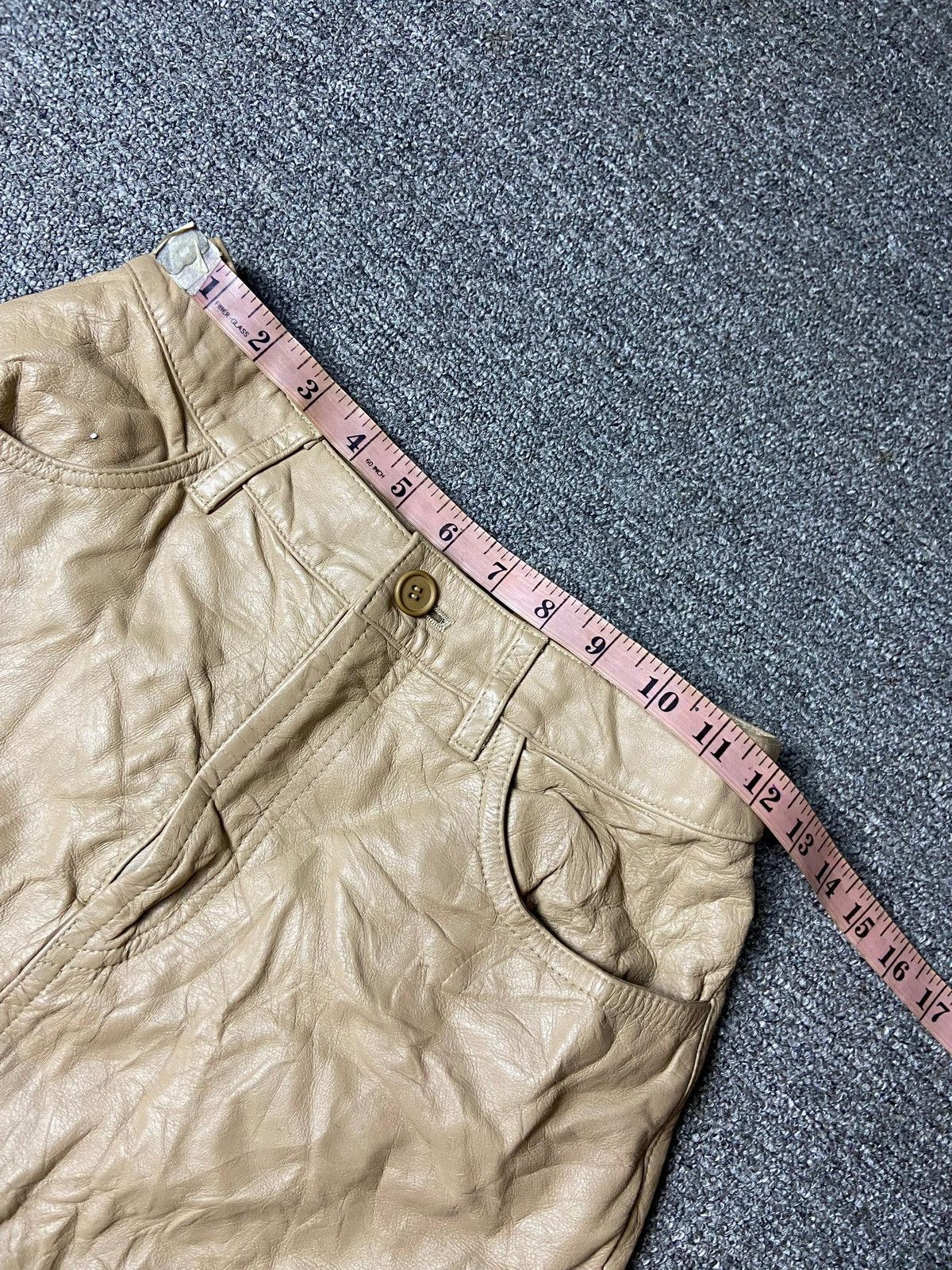 Japanese Brand A/T Brand Leather Maxi Skirt (151) Size 24" / US 00 / IT 34 - 6 Thumbnail