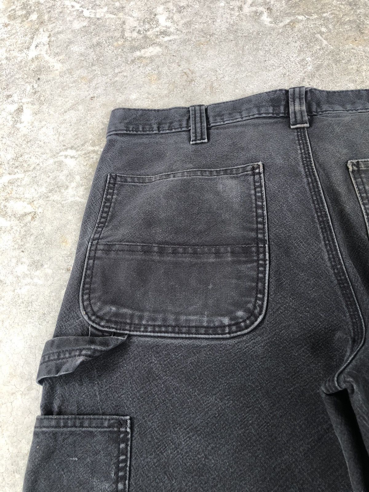 Lil Yachty Vintage Carhartt Double Knee Distressed Jeans Size US 34 / EU 50 - 17 Thumbnail