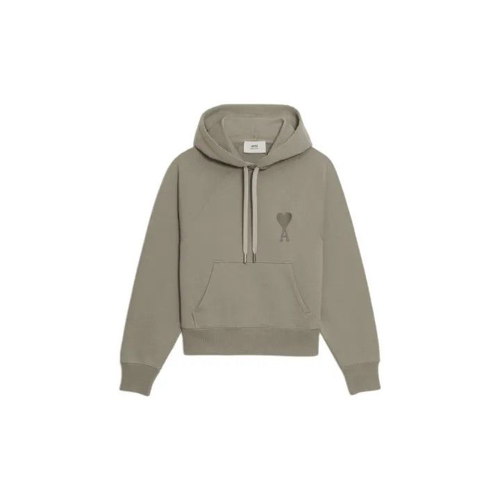 Ami De Coeur Logo Hoodie in Beige 0079