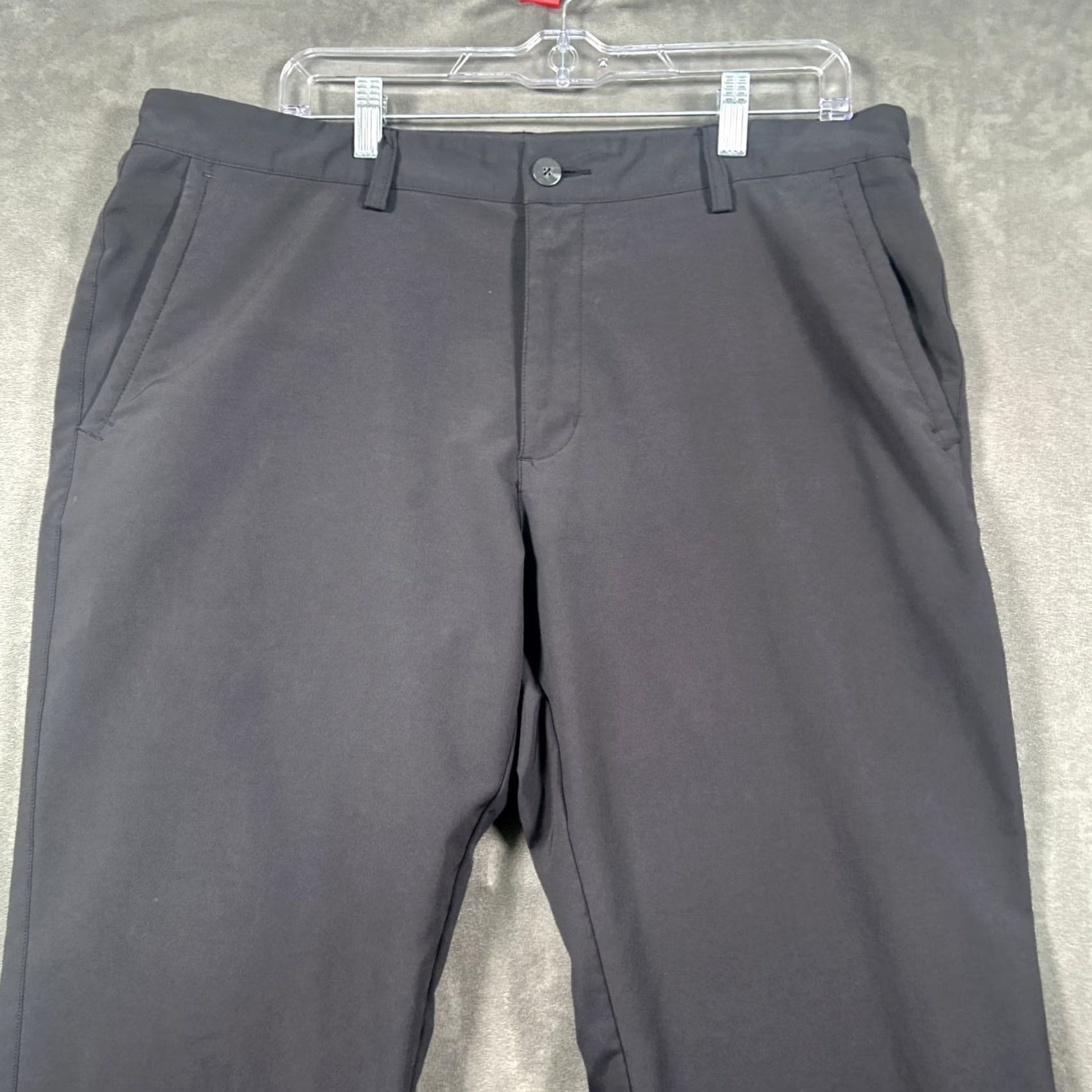 Adidas Adidas Golf Chino Pants Mens 36 (Fits 37) x 32 Black ClimaLite Straight Leg Size US 36 / EU 52 - 2 Thumbnail