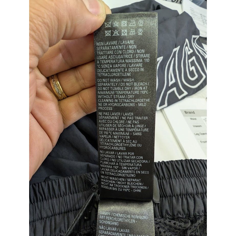 Balenciaga o1rshd1 Tracksuit Pants Nylon in Black Size US 28 / EU 44 - 18 Thumbnail