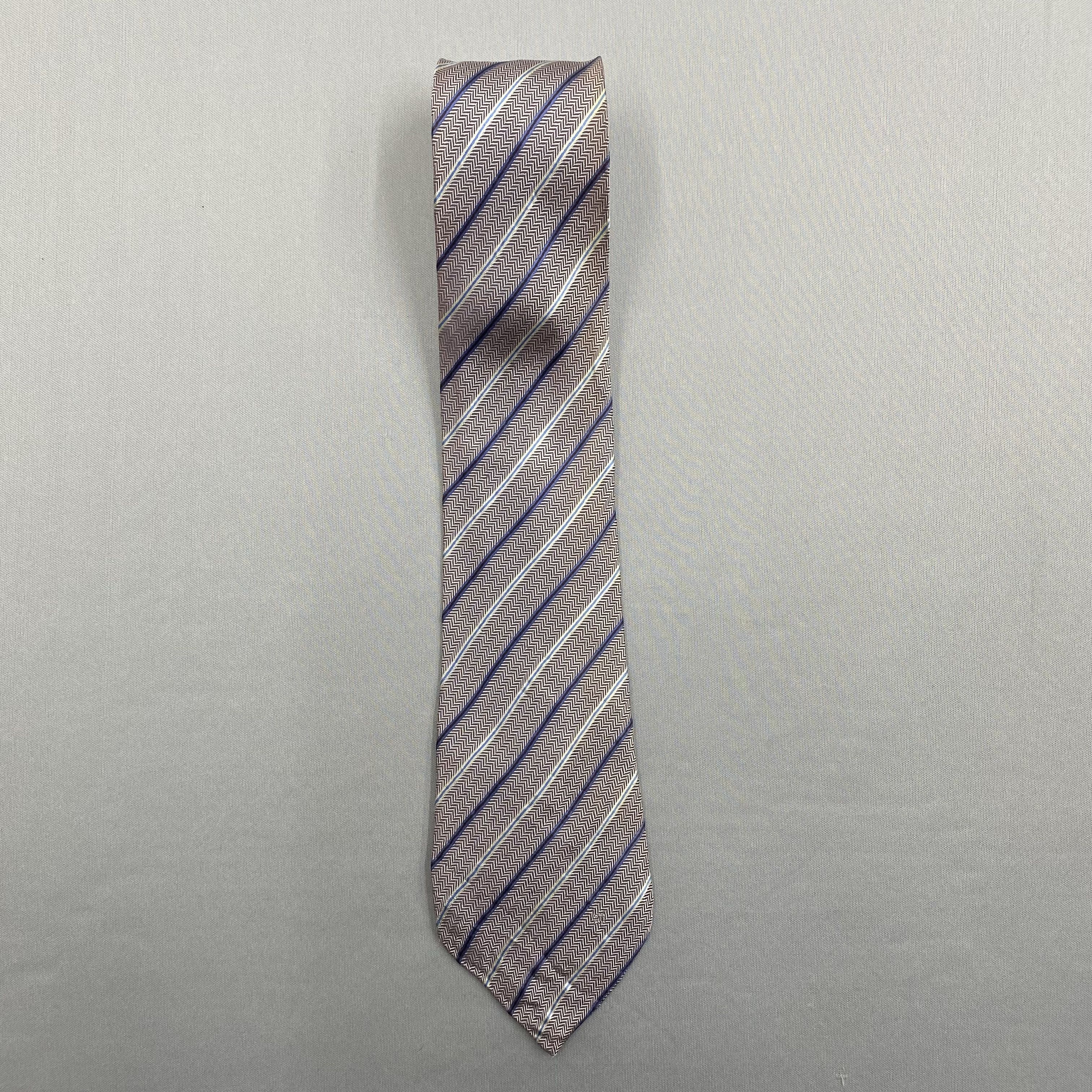 Celine Vintage Celine SILK Necktie Cravate Pure Silk Neck Tie Size ONE SIZE - 3 Thumbnail