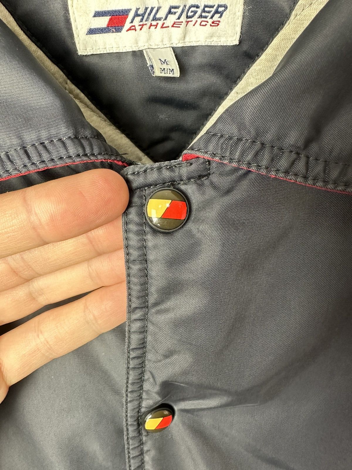Tommy Hilfiger × Tommy Jeans Tommy Hilfiger Athletics Snap Button Nylon Bomber Size M Size US M / EU 48-50 / 2 - 6 Thumbnail
