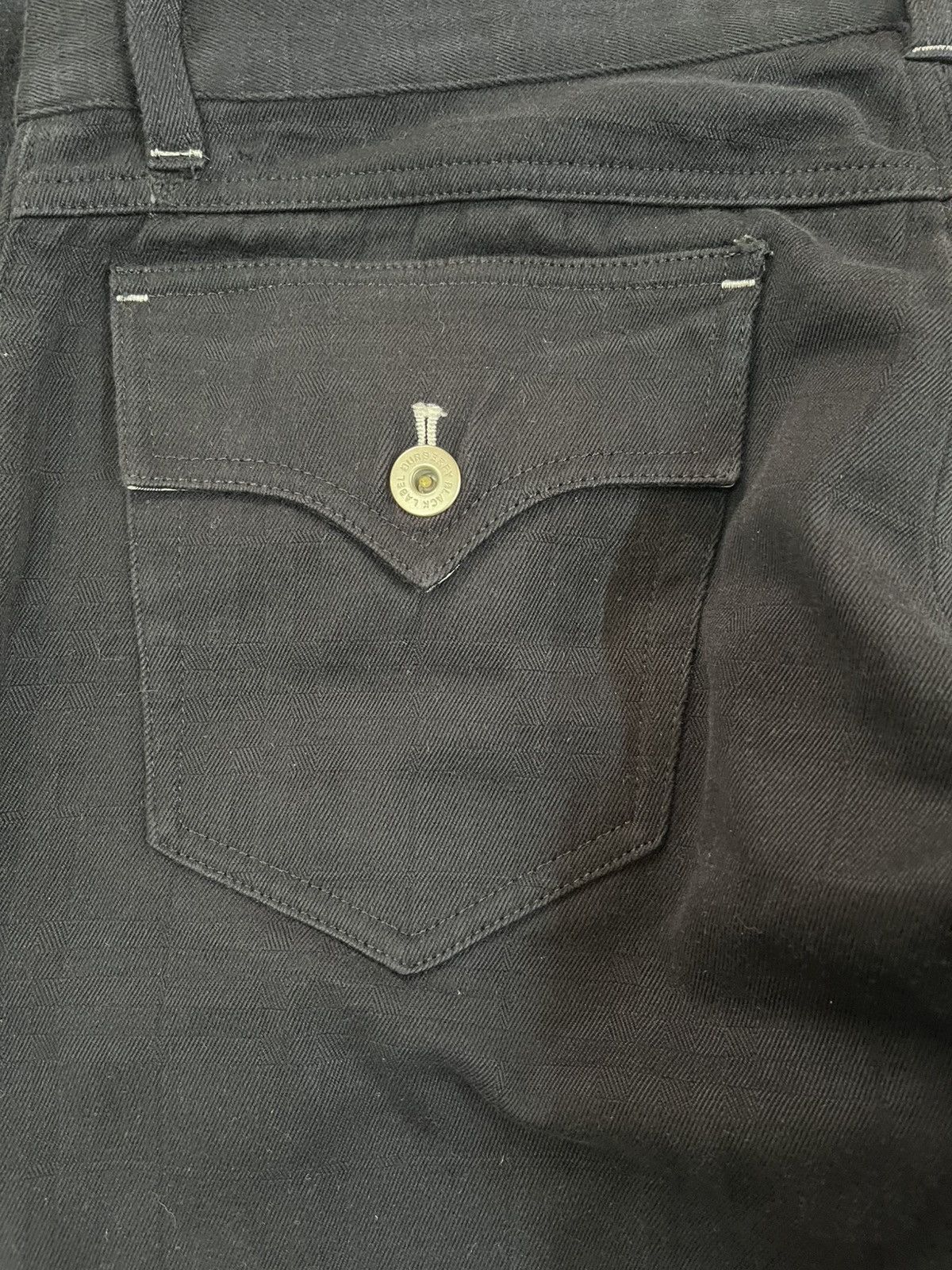Black Label × Burberry × Burberry Prorsum Vintage Burberry Distinctive Pattern Batman Pocket Denim Size US 33 - 13 Thumbnail