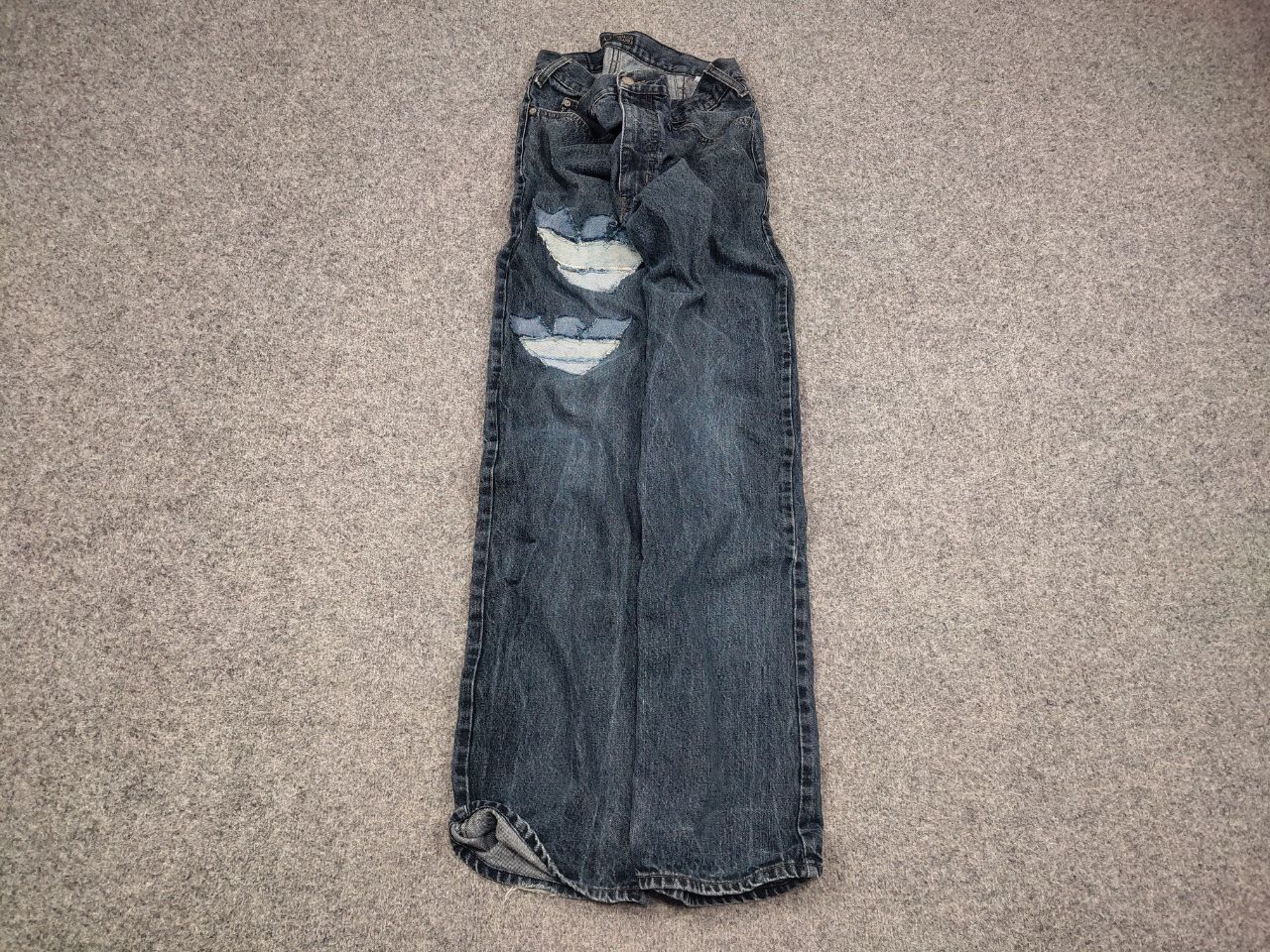 Armani Rare Vintage Armani Jeans big Logo Faded Denim Y2K Style Size US 34 / EU 50 - 3 Thumbnail