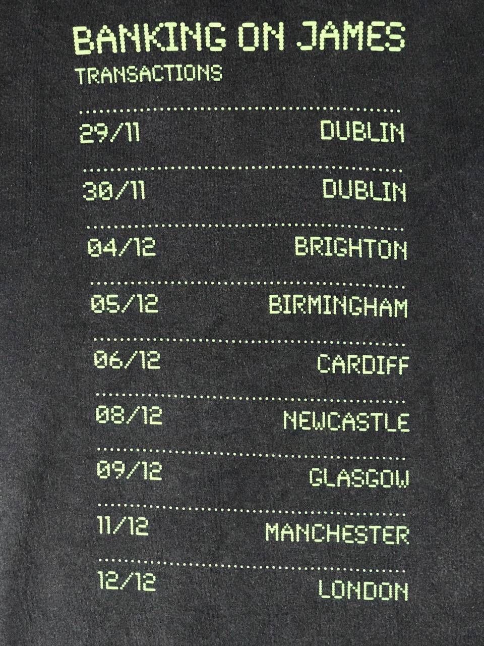 Band Tees vintage james band brit pop Size US M / EU 48-50 / 2 - 6 Thumbnail