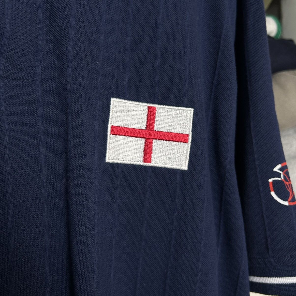 Adidas Vintage Adidas FC England Korea World cup 2002 soccer polo Size US M / EU 48-50 / 2 - 4 Thumbnail