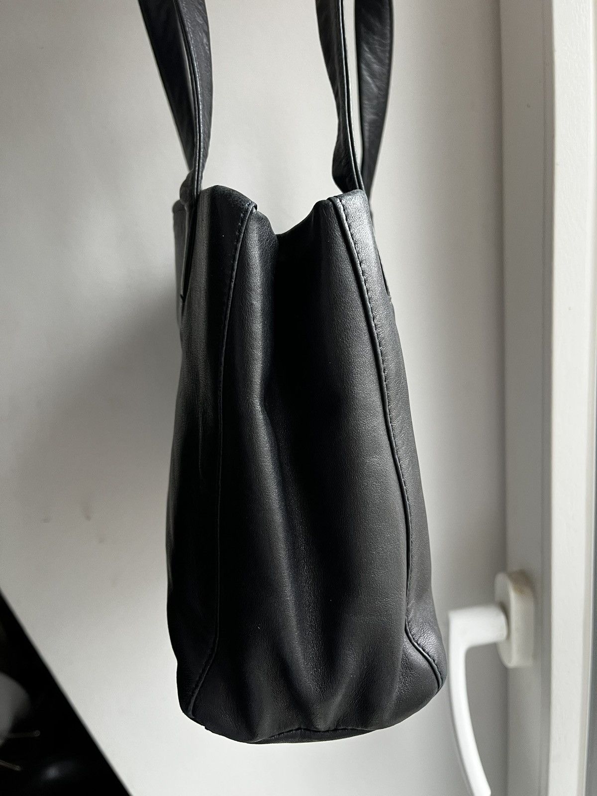 Jil Sander 2008 Jil Sander Black Leather Handbag / Mini Tote Size ONE SIZE - 3 Thumbnail
