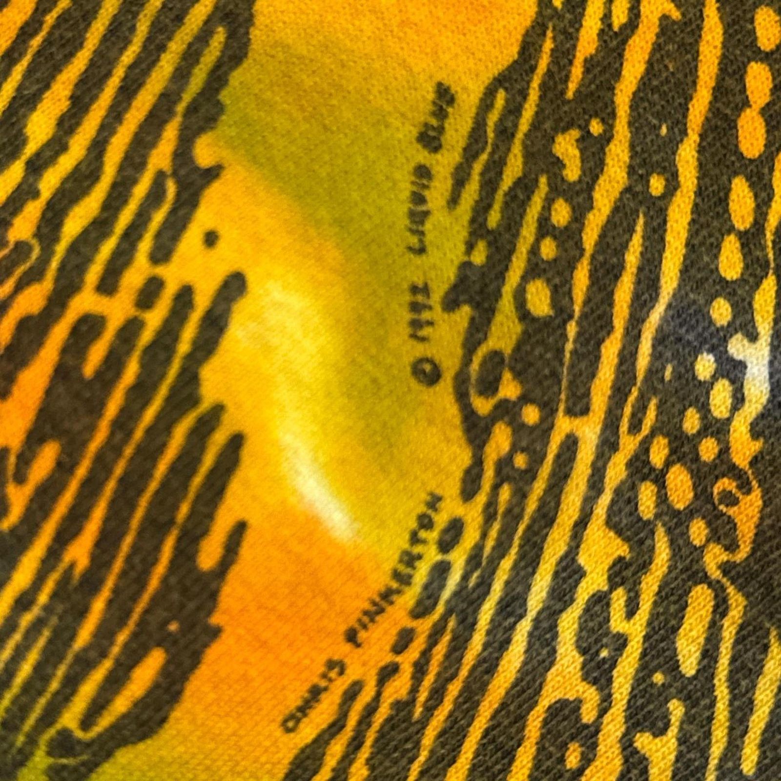 Vintage Vintage 90s Liquid Blue Sun And Moon All Over Print T-Shirt Size US L / EU 52-54 / 3 - 3 Thumbnail