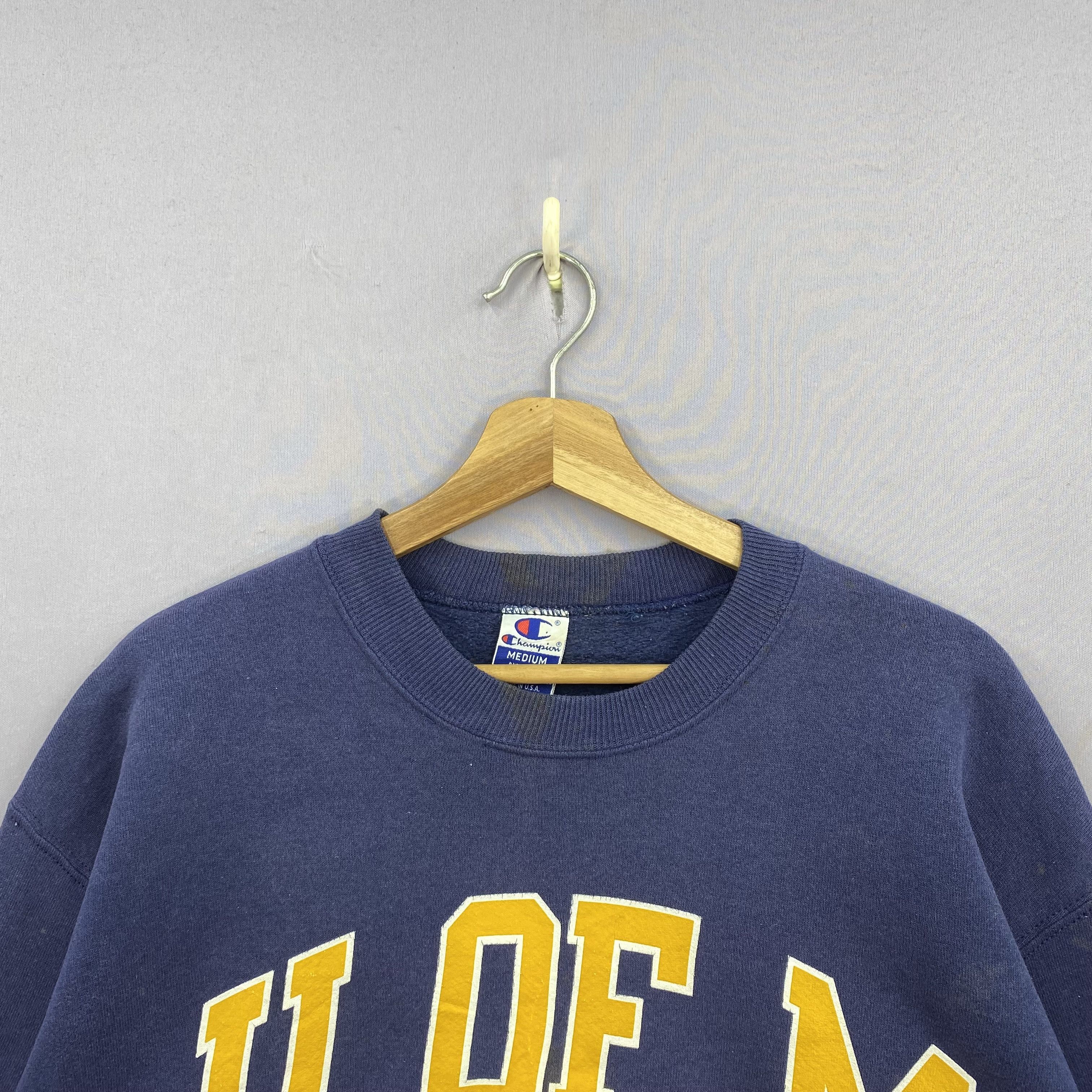 Champion Vintage Champion University of Michigan Wolverines Sweater Size US M / EU 48-50 / 2 - 3 Thumbnail