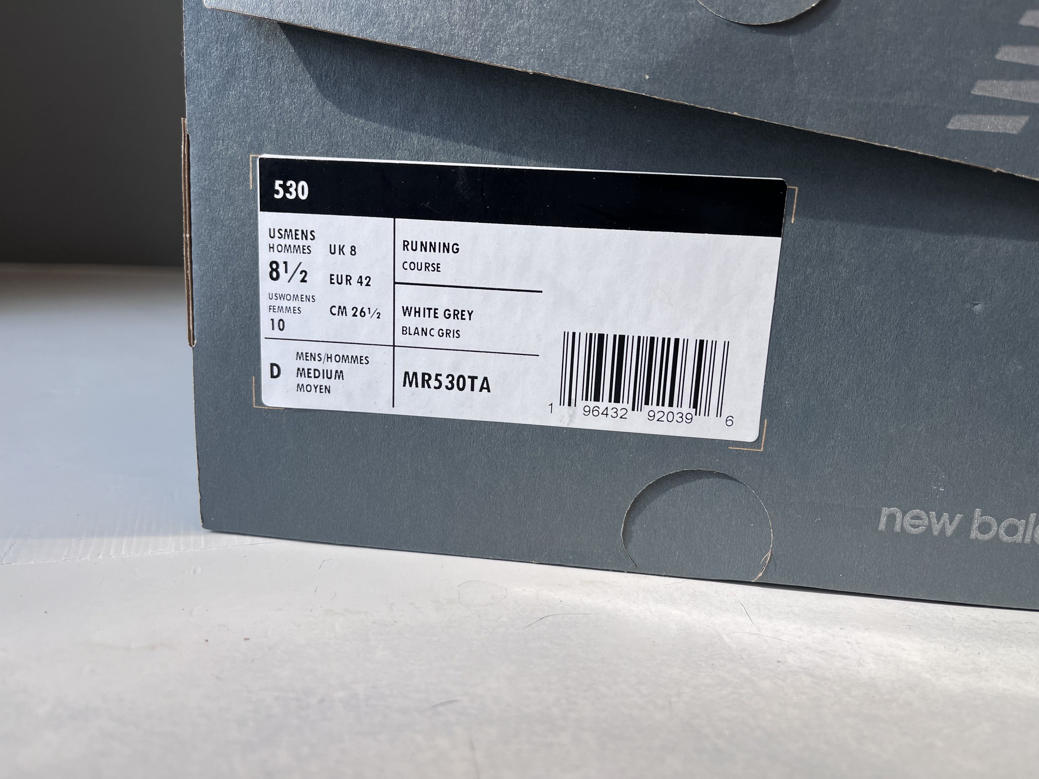 New Balance New Balance MR530 White/Silver/Black Size US 8.5 / EU 41-42 - 6 Thumbnail