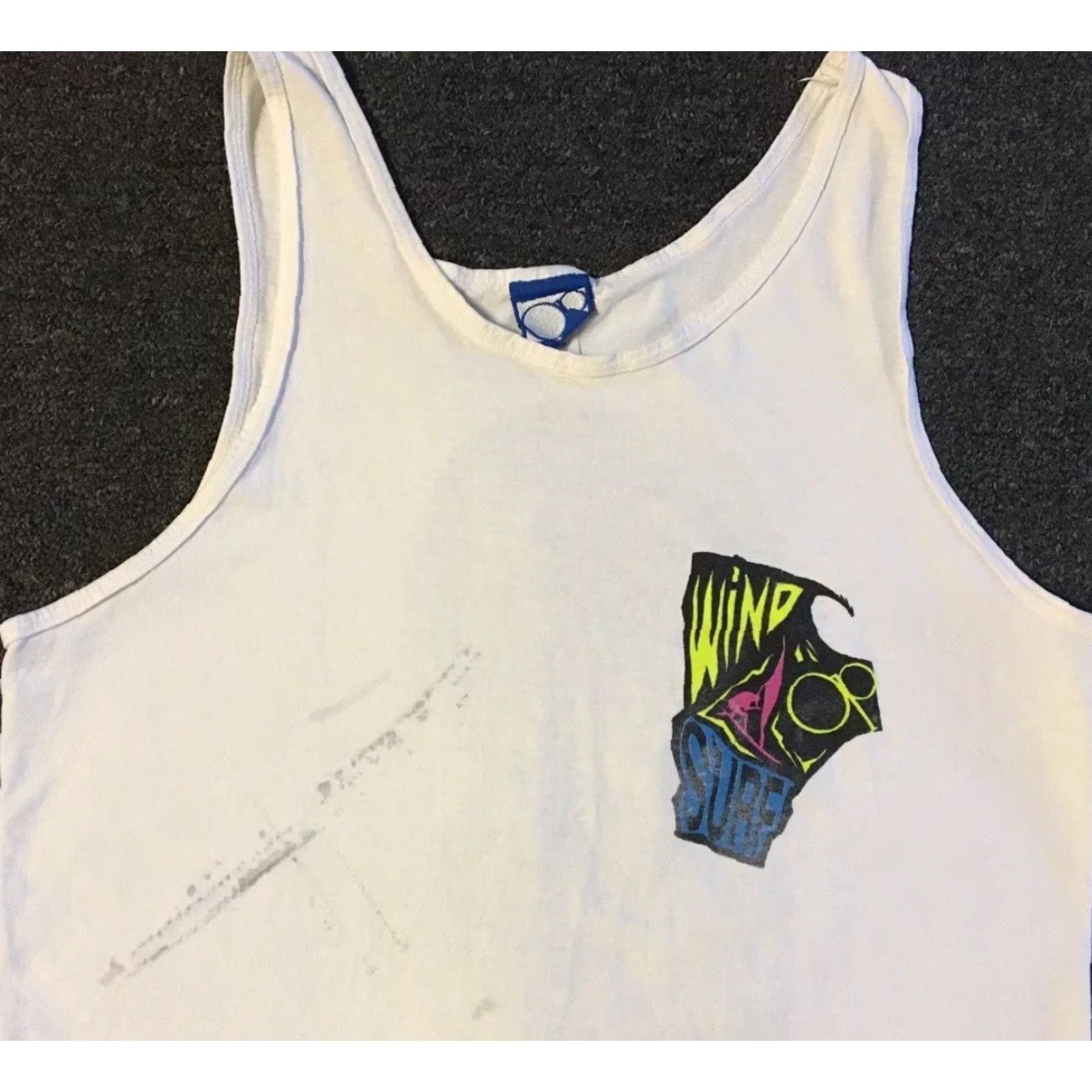 Quiksilver VINTAGE Ocean Pacific Surf Tank Top S Surf Skate Grunge 90s White Blue Beach Water OP Ocean Pacific Graphic Tee Mens S Size US S / EU 44-46 / 1 - 7 Thumbnail