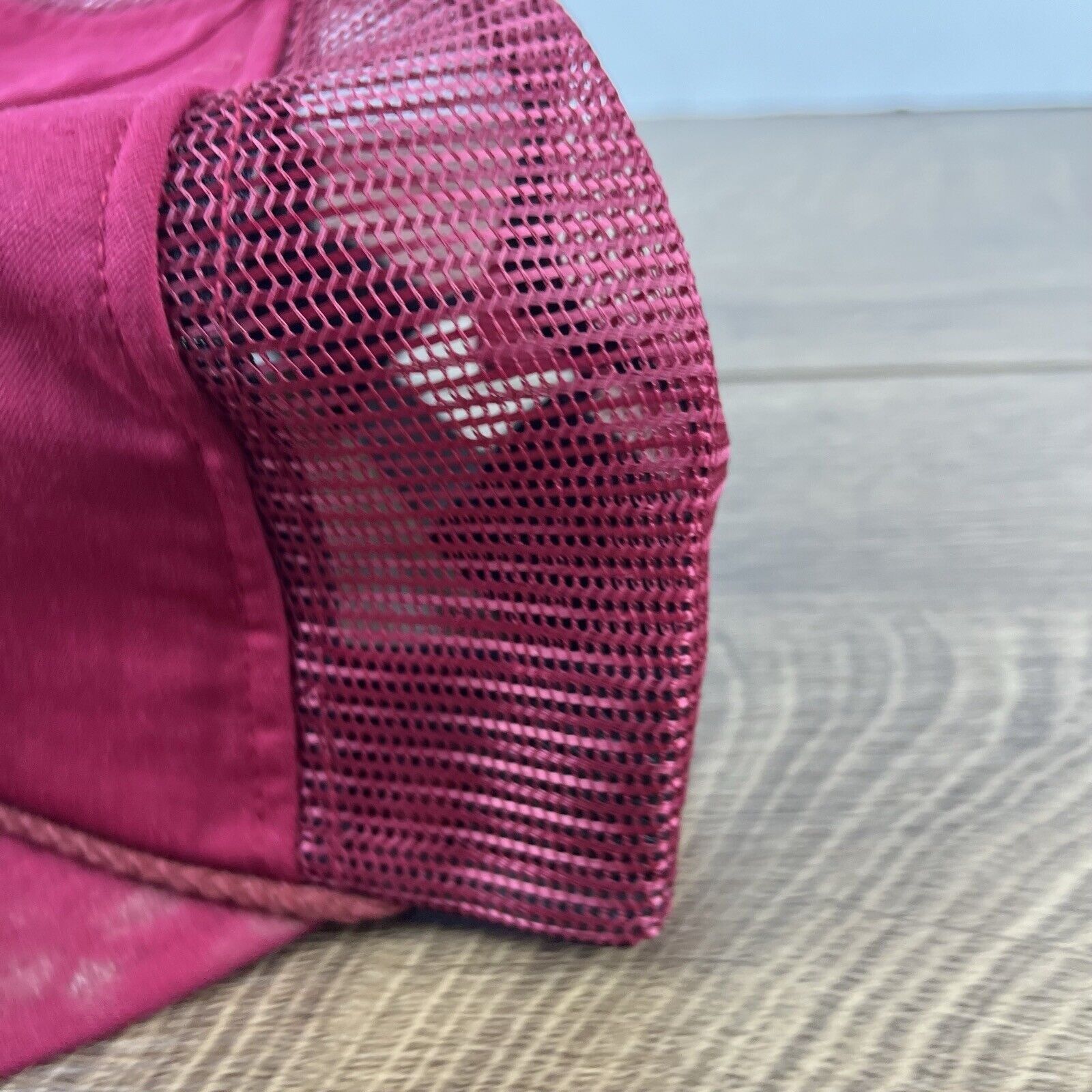 Other Adult Maroon Snapback Hat Red Cap Hat Adjustable Hat Red Adu Size ONE SIZE - 7 Thumbnail