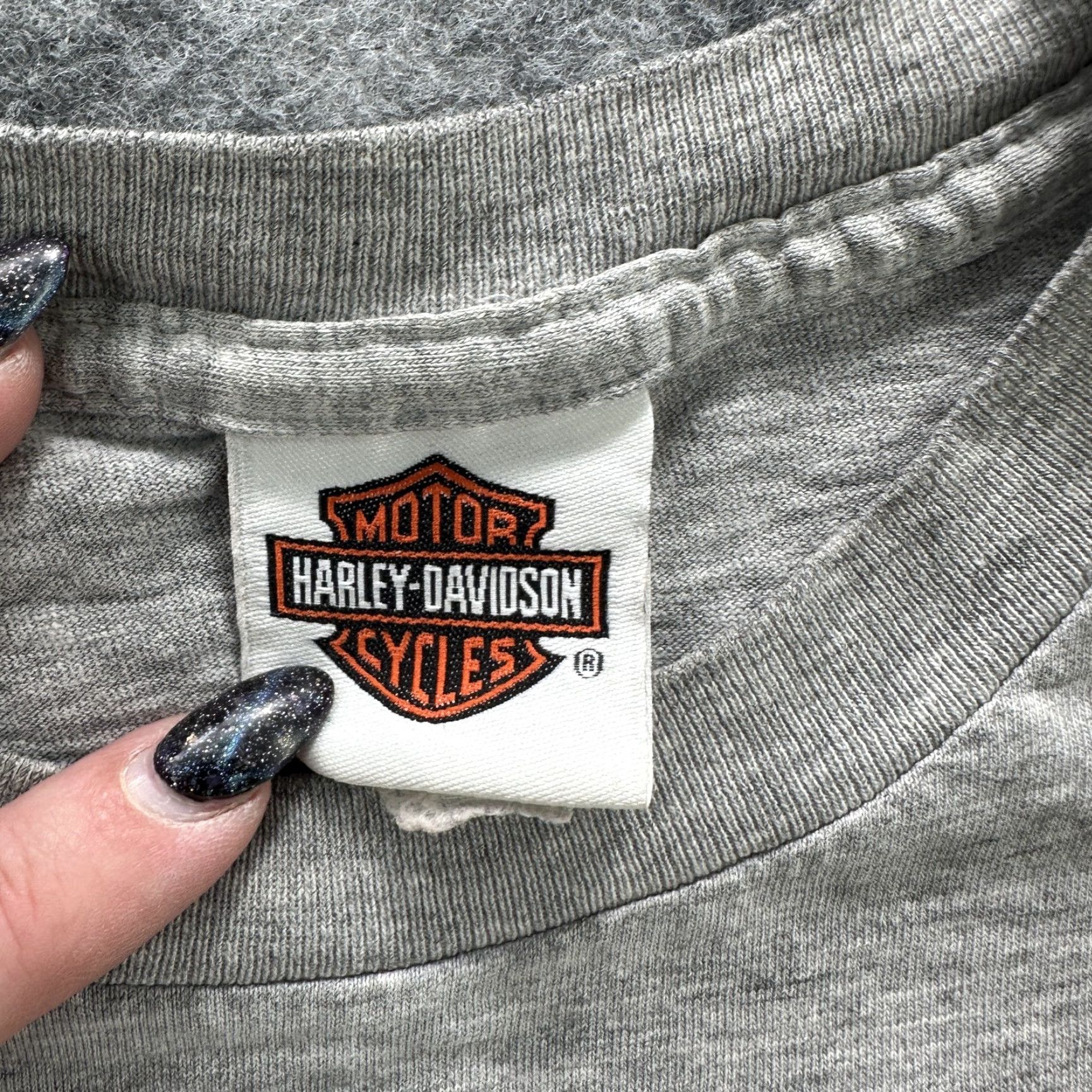 Harley Davidson VINTAGE Harley-Davidson T-Shirt Mens XL Gray Motorcycle Biker Travel 90s Collectible Size US XL / EU 56 / 4 - 6 Thumbnail