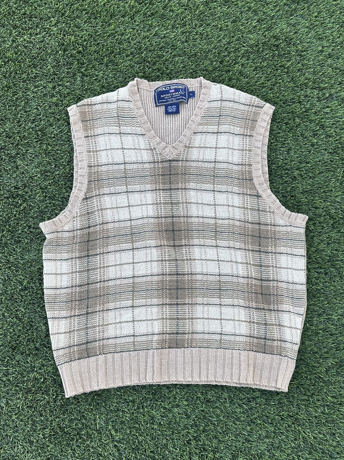 Polo Ralph Lauren × Vintage Vintage Polo Ralph Lauren Sportsman sweater vest Size US L / EU 52-54 / 3 - 1 Thumbnail