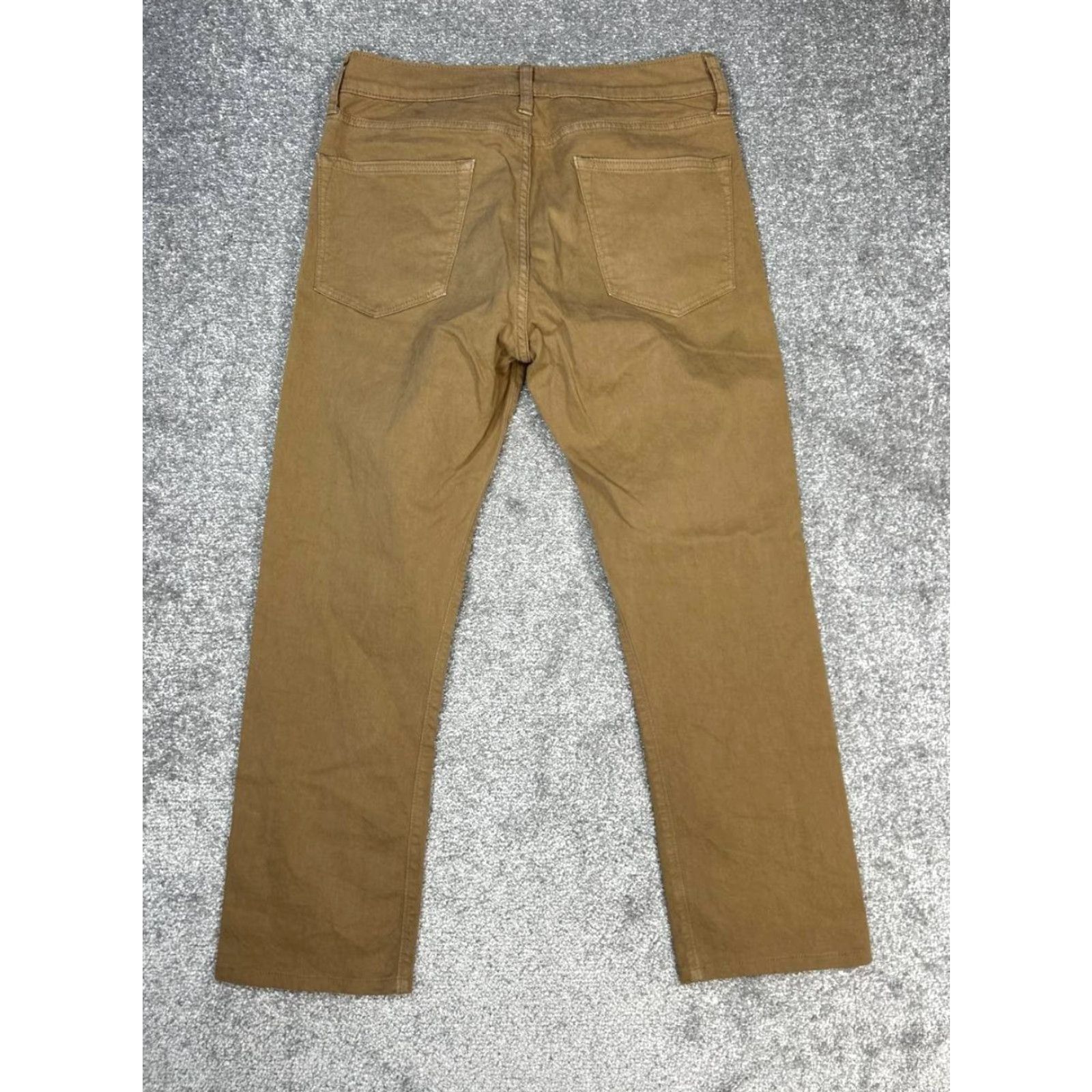 J.Crew J.CREW 770 Jeans Men 29 Brown Cotton Denim Straight 30x26 5-Pocket Solid Modern Preppy Jeans Mens Size US 29 - 2 Thumbnail