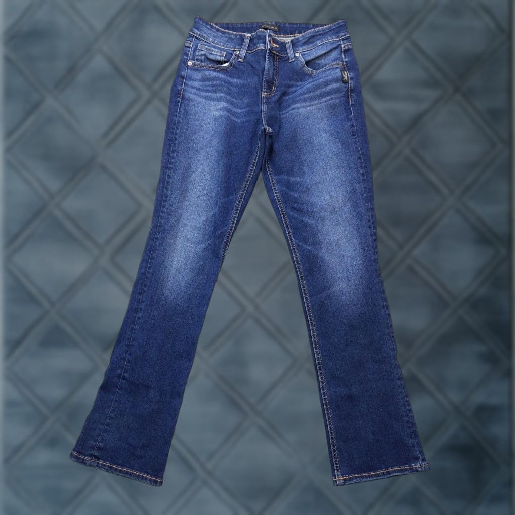 Silver Jeans Co. Silver Jeans Co Avery Straight Jeans Womens 28x30 Blue Mid Rise Stretch Denim Shirt/Pants? Size 28" / US 6 / IT 42 - 1 Thumbnail