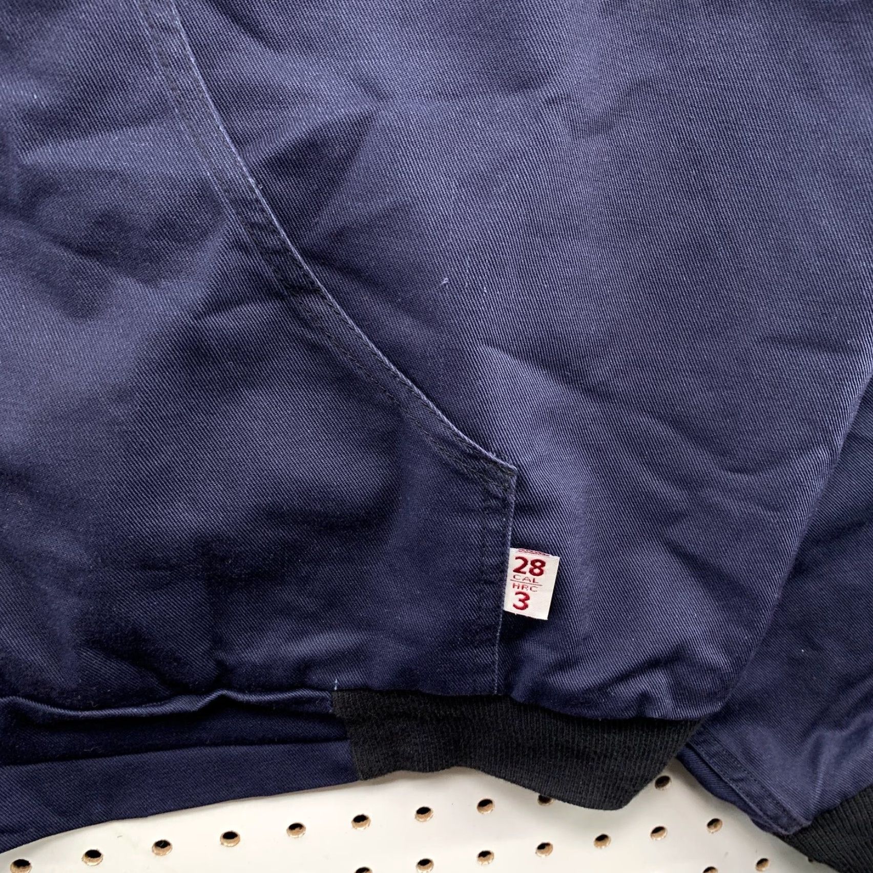 Vintage Tyndale FR Jacket Mens 5XL Canvas Blue Hooded Fire Resistant Workwear Jacket Size US XXL / EU 58 / 5 - 6 Thumbnail