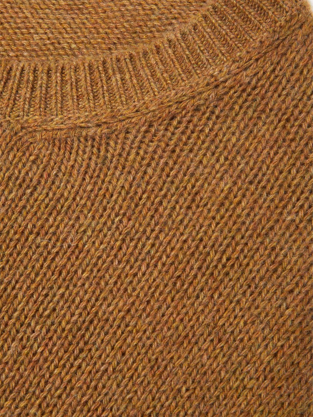 Loro Piana o1w1db10226 FAO2891 Fobello Crewneck Sweater in Brown Size US L / EU 52-54 / 3 - 3 Thumbnail