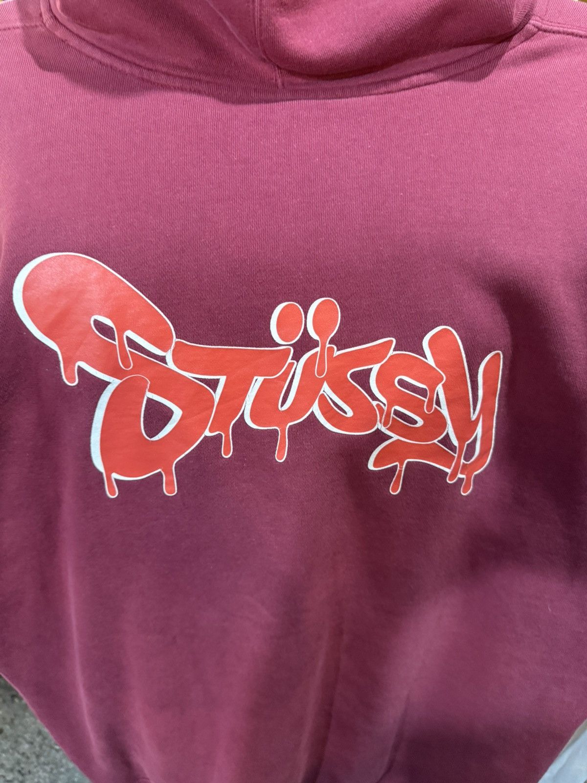 Stussy VINTAGE STUSSY BACKHIT SPELLOUT HOODIE USA Size US XL / EU 56 / 4 - 3 Thumbnail