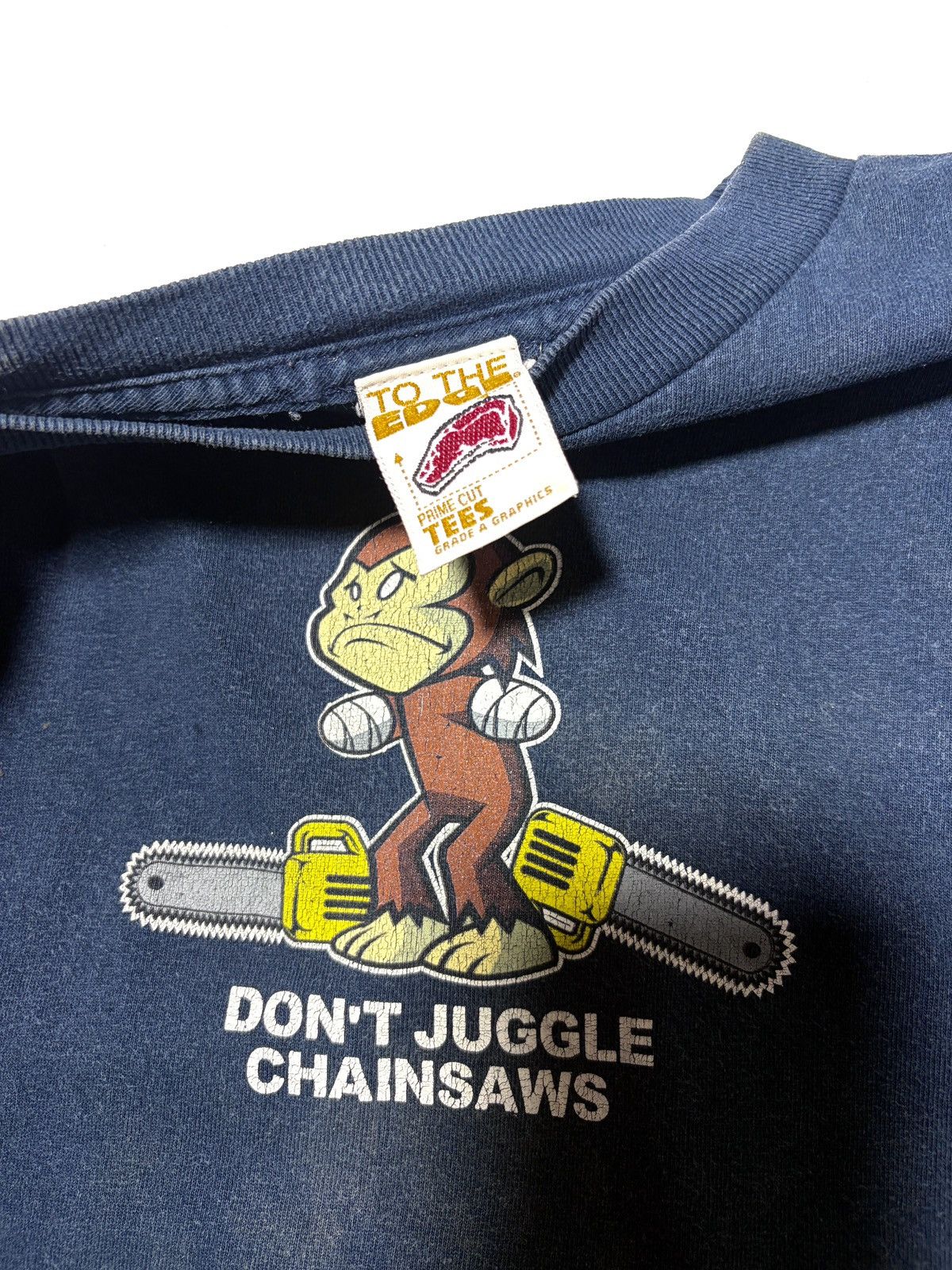 Vintage Vintage y2k dont jungle the chainsaws shirt Size US L / EU 52-54 / 3 - 3 Thumbnail