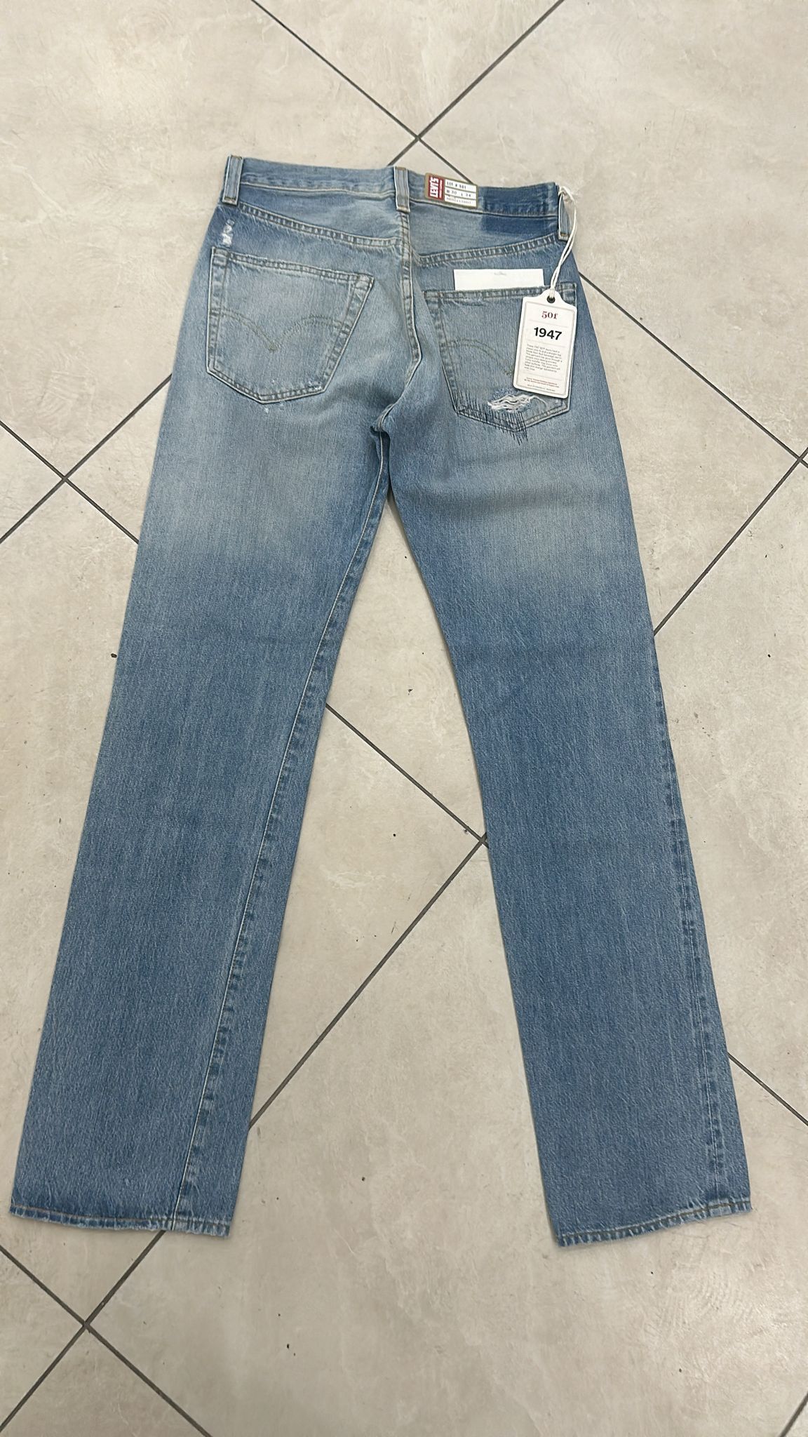 Levi's Vintage Clothing LVC Levi's Vintage Clothing 1947 501XX BigE Selvedge Jeans Size US 30 / EU 46 - 2 Thumbnail