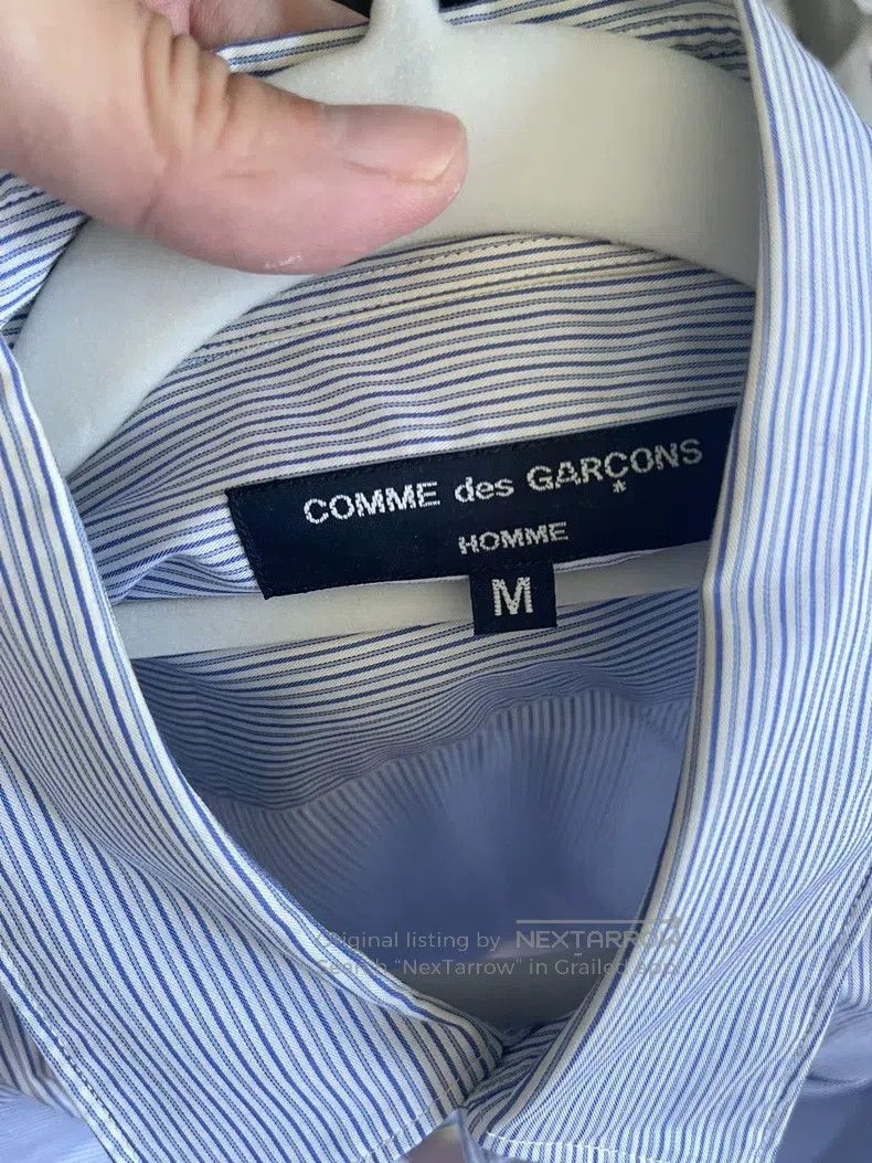 Comme des Garcons Comme Des Garcons Blue striped shirt with blue, grey, yell Size US M / EU 48-50 / 2 - 2 Thumbnail