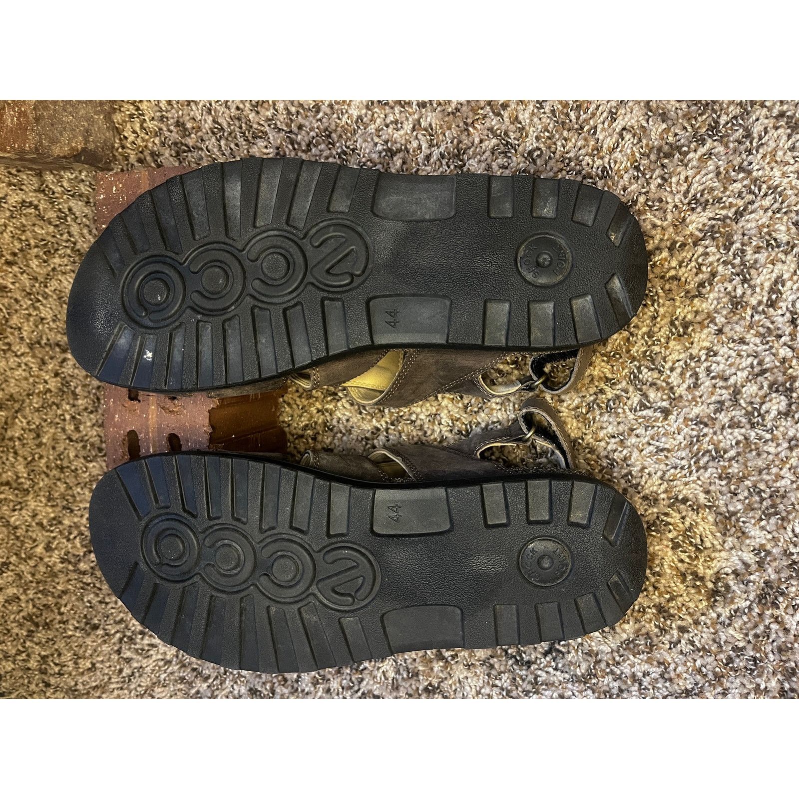 Ecco Ecco Leather Fisherman Slingback Sandal Taupe Brown Men 10.5 Size US 10.5 / EU 43-44 - 7 Thumbnail