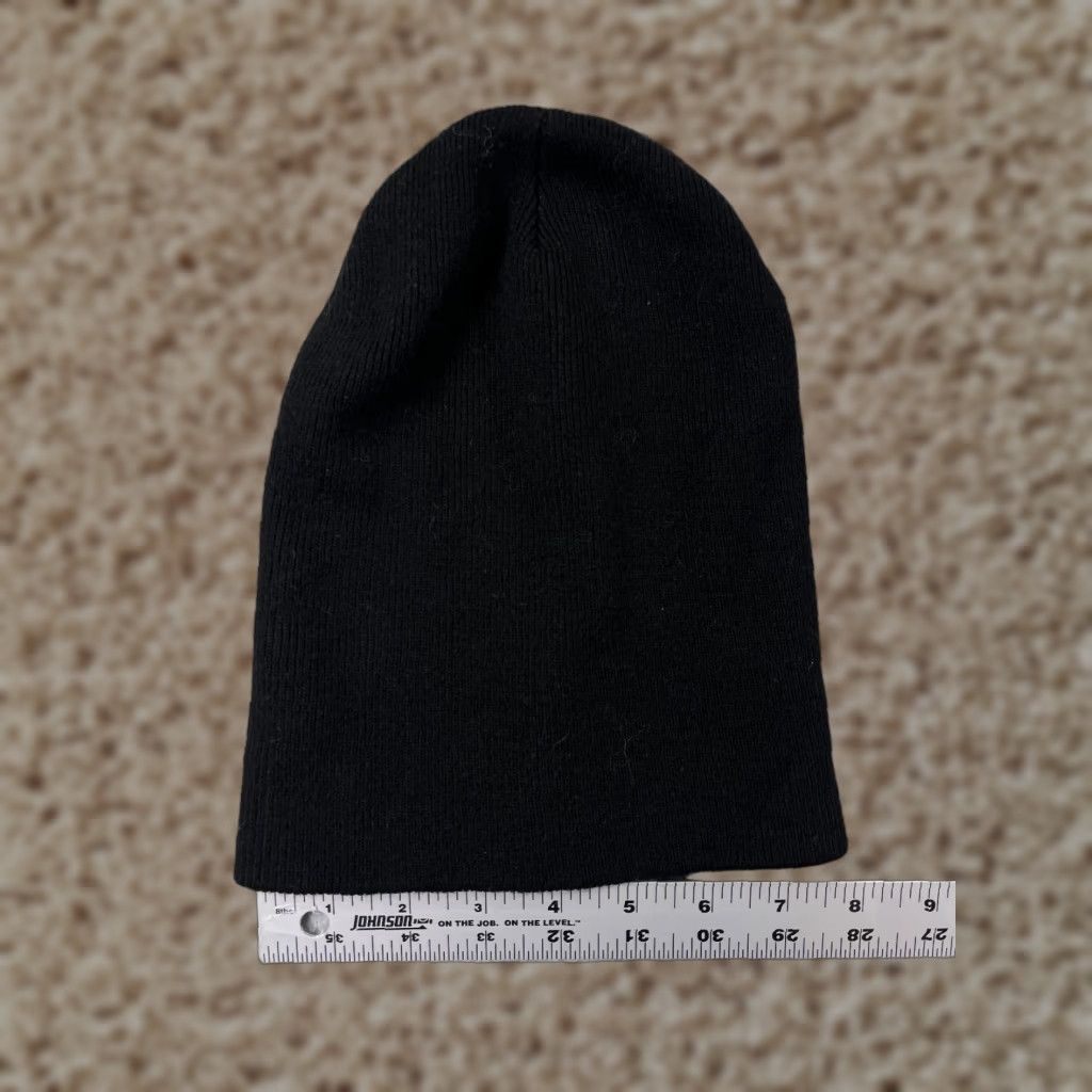 Vintage Beanie Beanie Knit One Size Black 100% Acrylic Adult Unbranded Unisex Adults Style Winter Ski Toque Knit Hat Size ONE SIZE - 1 Thumbnail