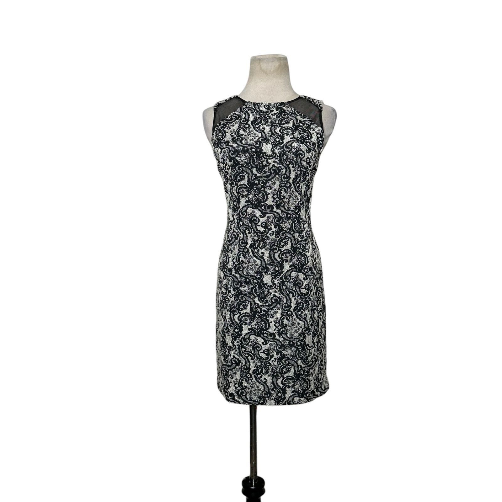 Alice + Olivia Alice + Olivia Thalia Sleeveless Brocade Mini Dress Size 2 Size XS / US 0-2 / IT 36-38 - 16 Thumbnail