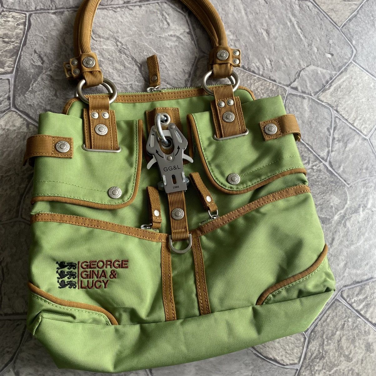Japanese Brand George Gina & Lucy Bag GGL Alyx Style Vintage Y2k AvantGarde Size ONE SIZE - 3 Thumbnail
