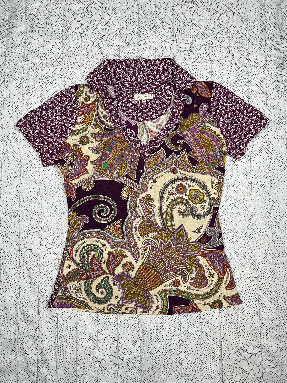Etro Etro Flower Print Blouses Size S / US 4 / IT 40 - 1 Thumbnail