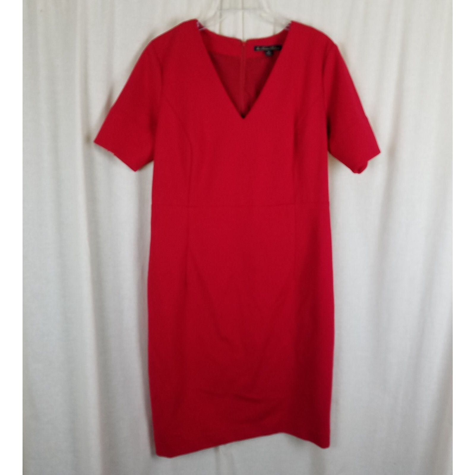 Brooks Brothers Vtg Brooks Brothers VNeck Sheath Cocktail Dress Womens sz 16 Size XXL / US 16-18 / IT 52-54 - 1 Thumbnail