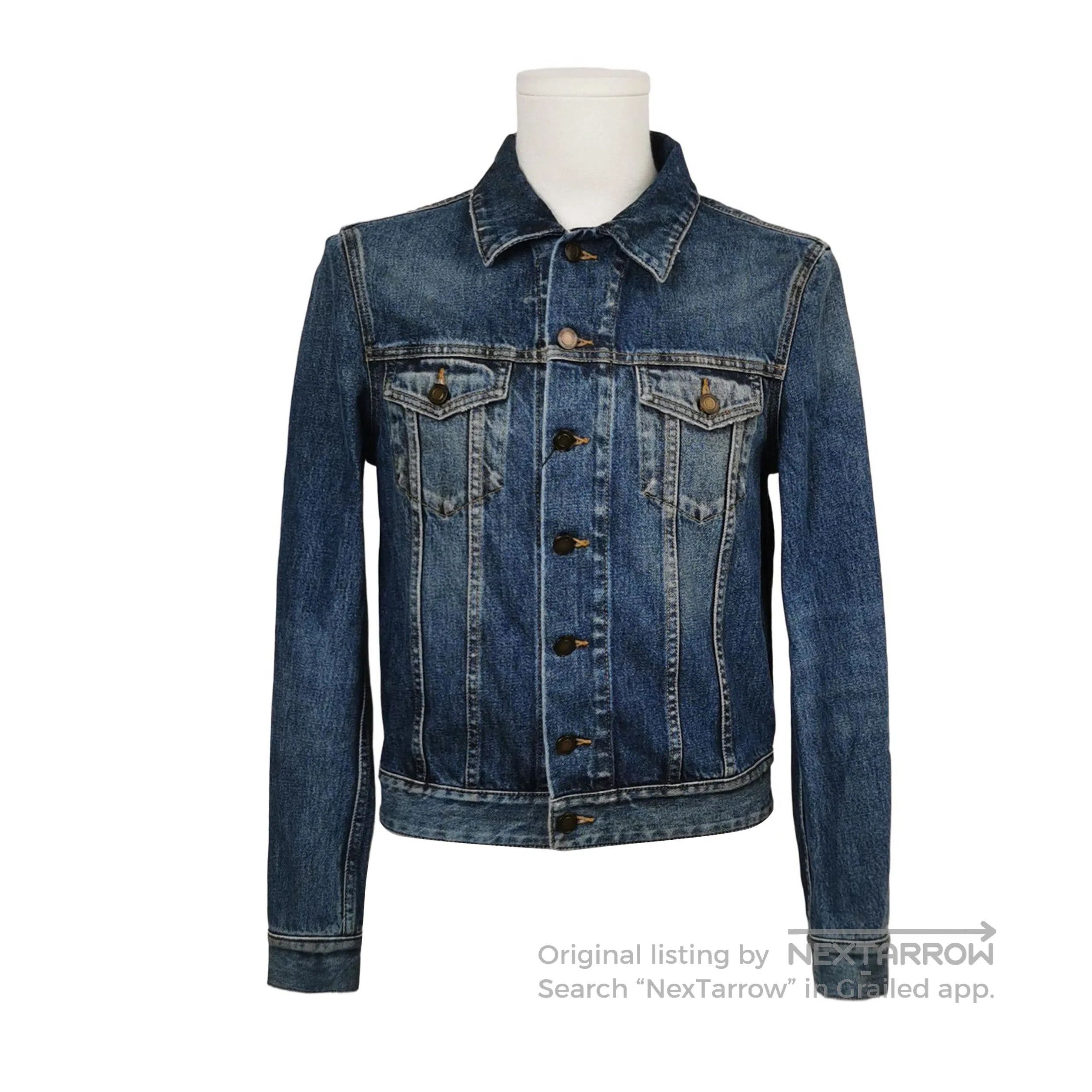 Saint Laurent S Size Denim Jacket.