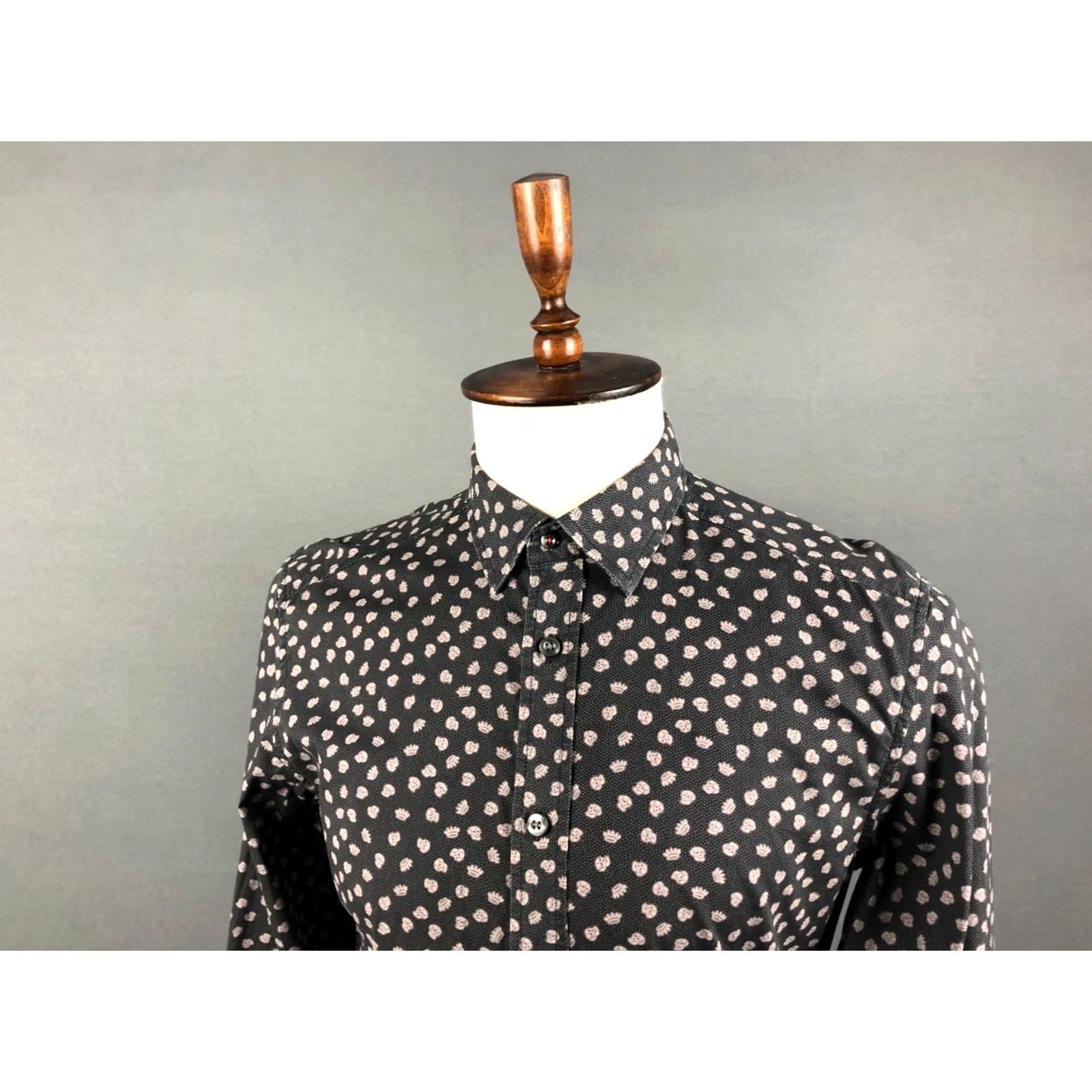 Diesel Diesel Shirt Mens L Black Men Size Cotton Blend Patterned Size US L / EU 52-54 / 3 - 4 Thumbnail