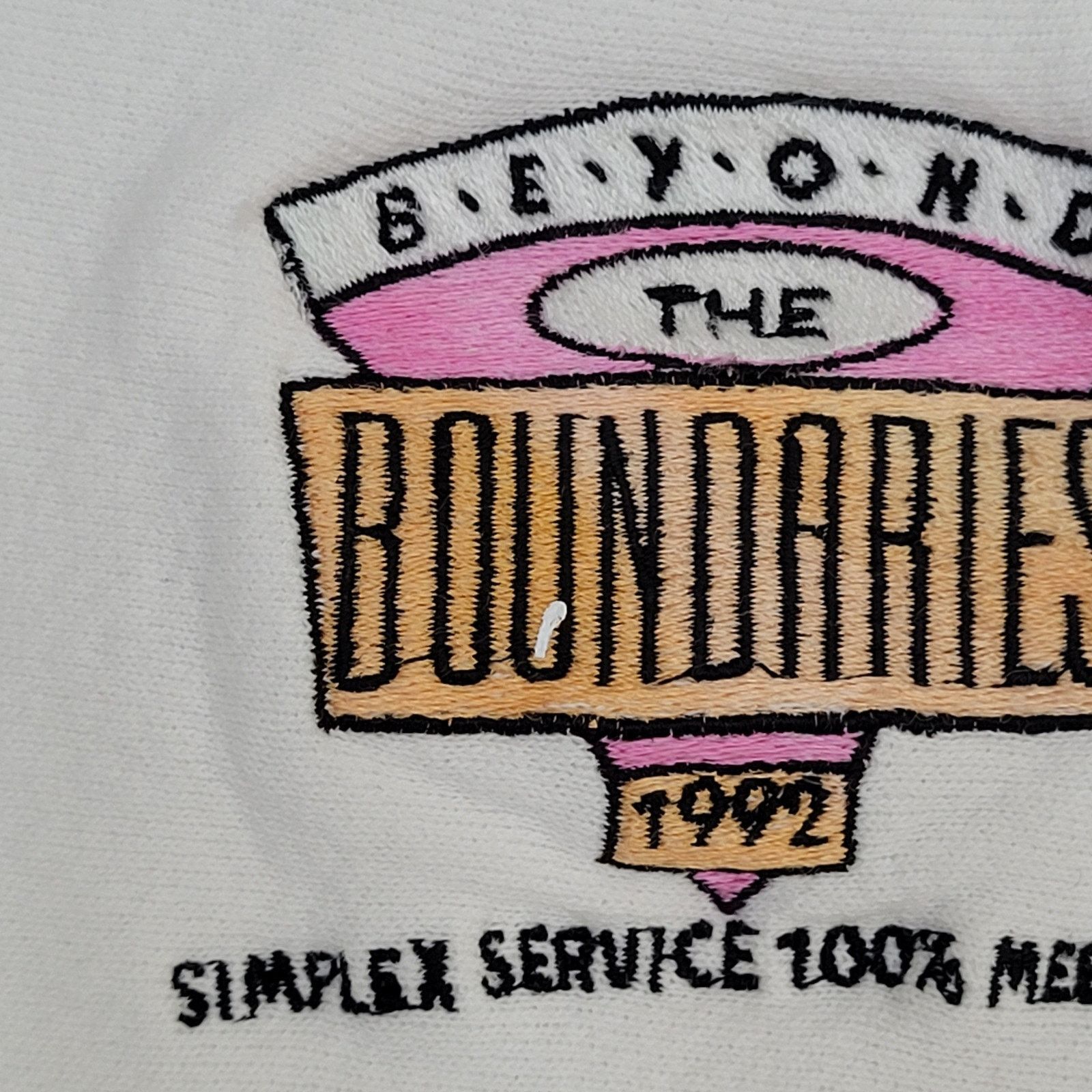 Lee Vintage 1992 Boundaries Sweatshirt Womens XL 23x25 USA Size XL / US 12-14 / IT 48-50 - 15 Thumbnail