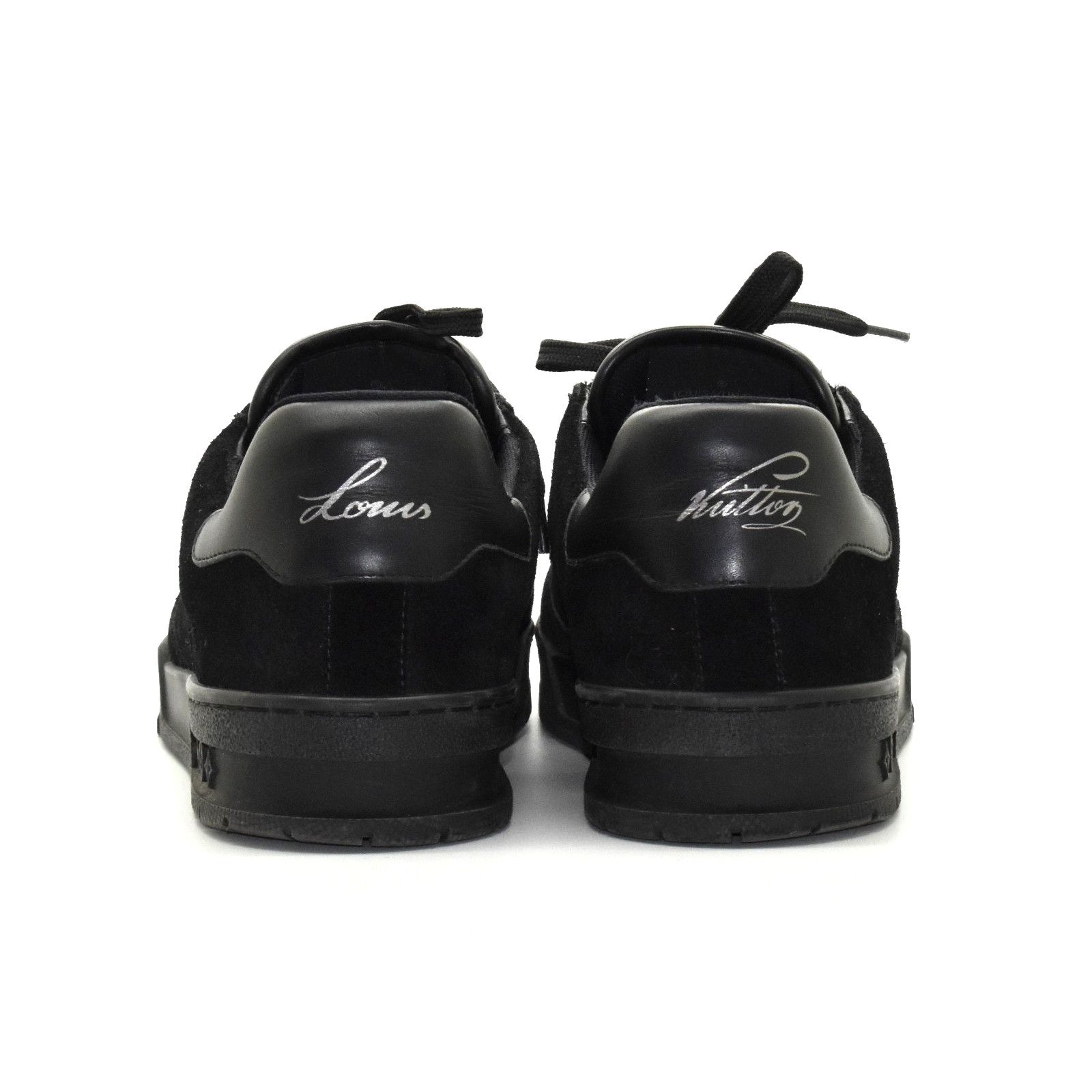 Louis Vuitton LOUIS VUITTON Black Suede & Leather Sneakers Size 6.5 Size US 7.5 / EU 40-41 - 6 Thumbnail