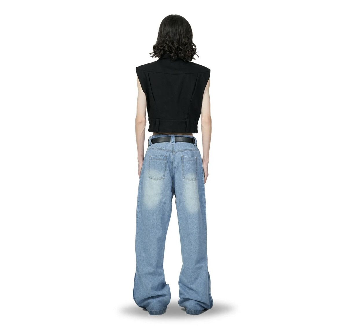 Other Veerkracht Denim Cropped Vest Size US XL / EU 56 / 4 - 6 Thumbnail