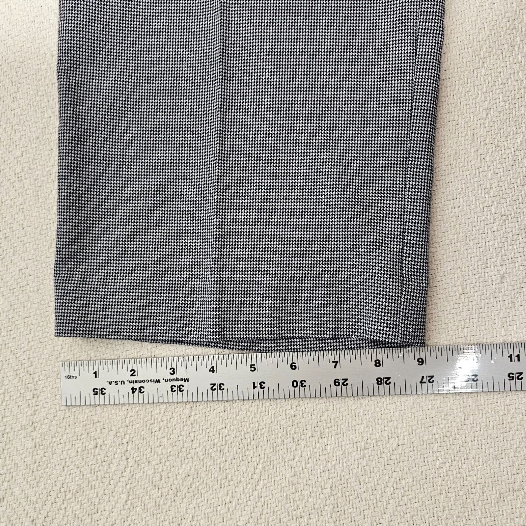 Vintage Alfred Dunner Pants Check Pattern Elastic Waist Pull On 12 Regular Black White 29in Inseam Straight Ankle Womens Size 30" / US 8 / IT 44 - 7 Thumbnail