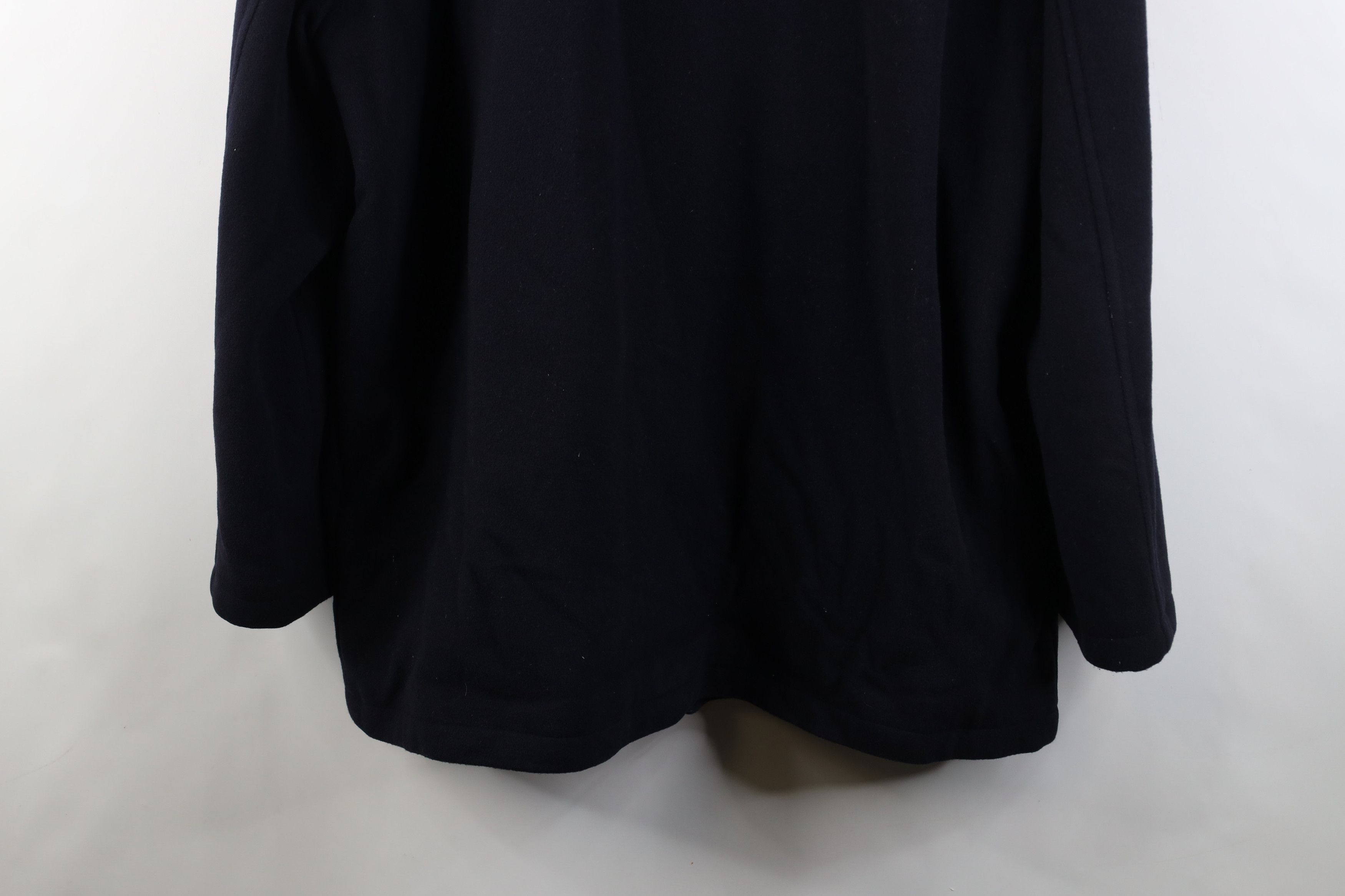 J.Crew Vintage J Crew Quilted Wool Collared Button Jacket Navy Blue Size US XL / EU 56 / 4 - 15 Thumbnail